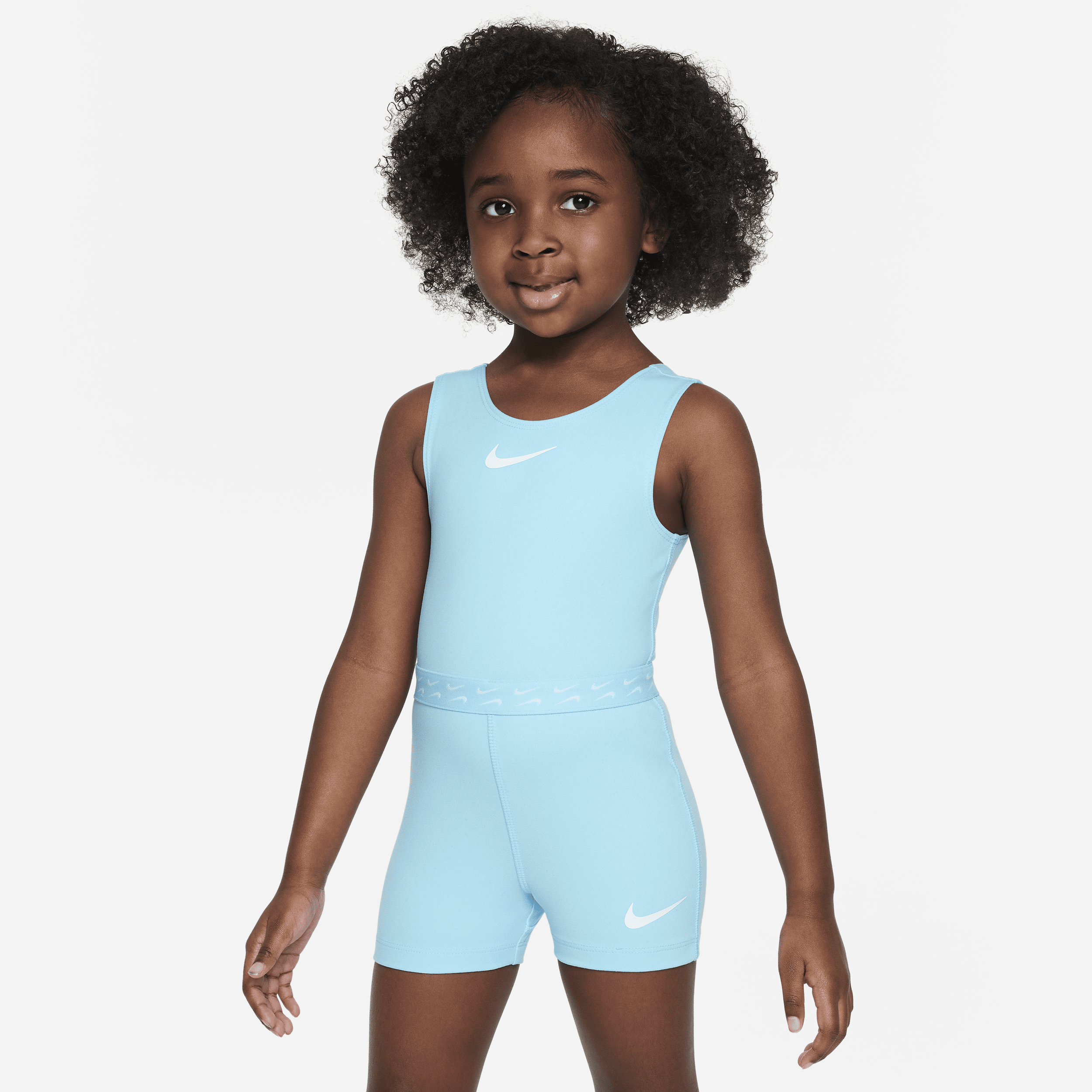 Shop Nike Dri-fit Toddler Unitard In Blue