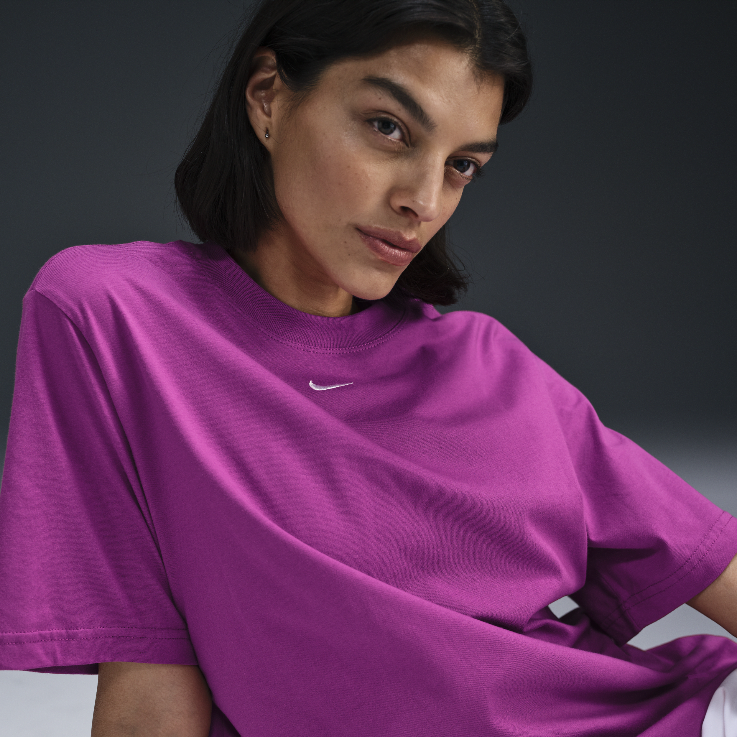 Nike Women's Sportswear Essential T-shirt In Purple
