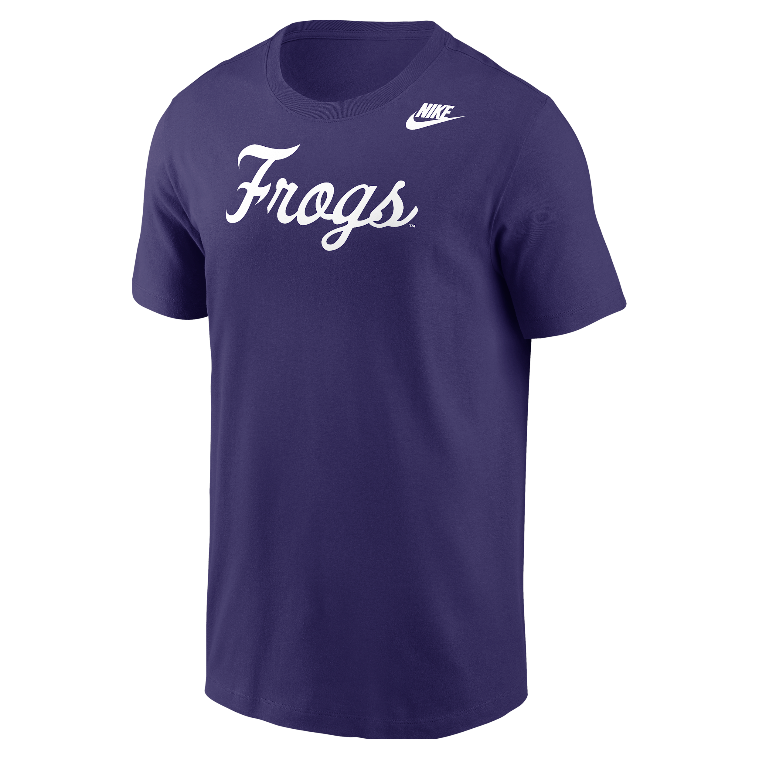 TCU Horned Frogs Nike Men's Football T-Shirt in Purple | M11332P393TCUN-ORC