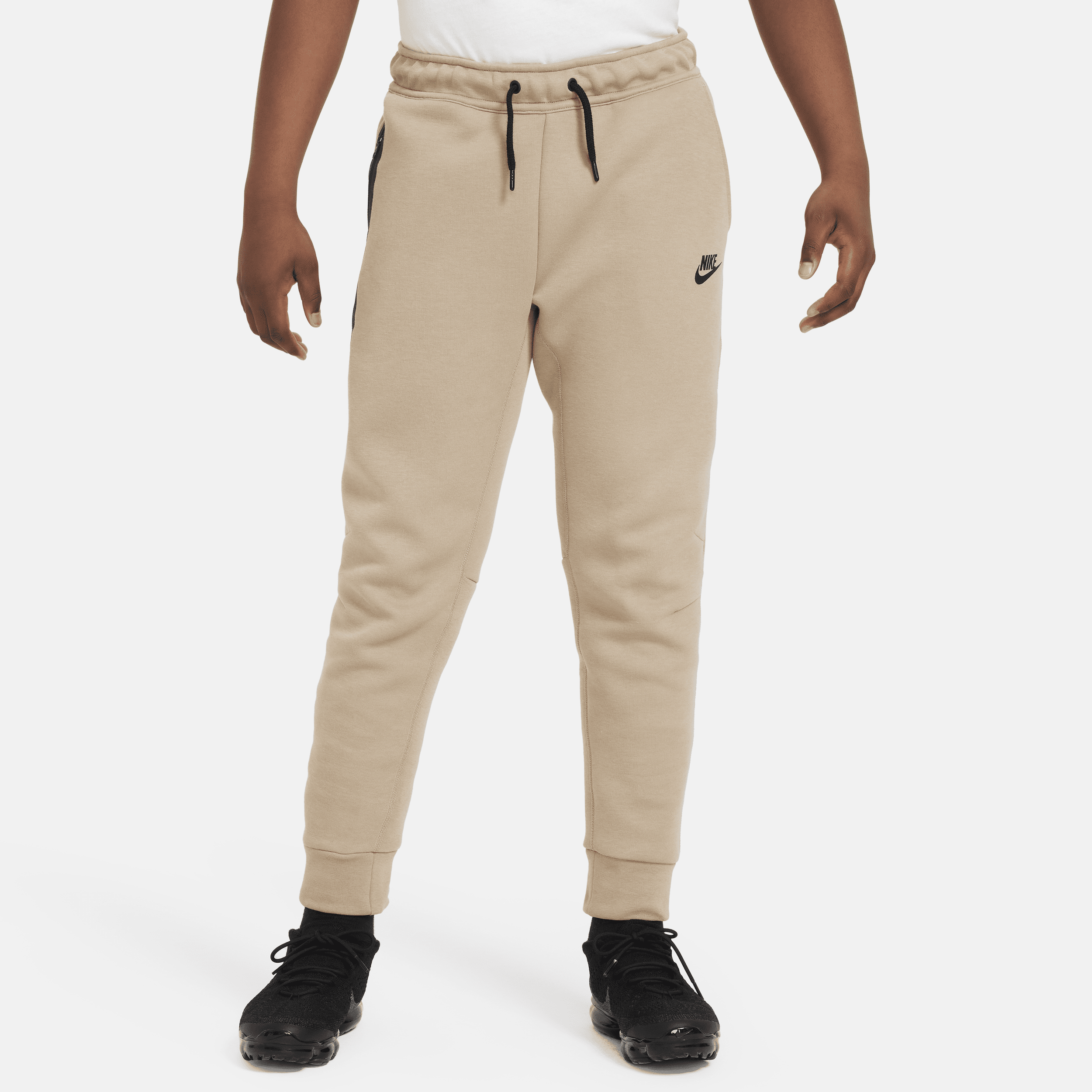 Nike Sportswear Tech Fleece Big Kids' (boys') Pants (extended Size) In Brown