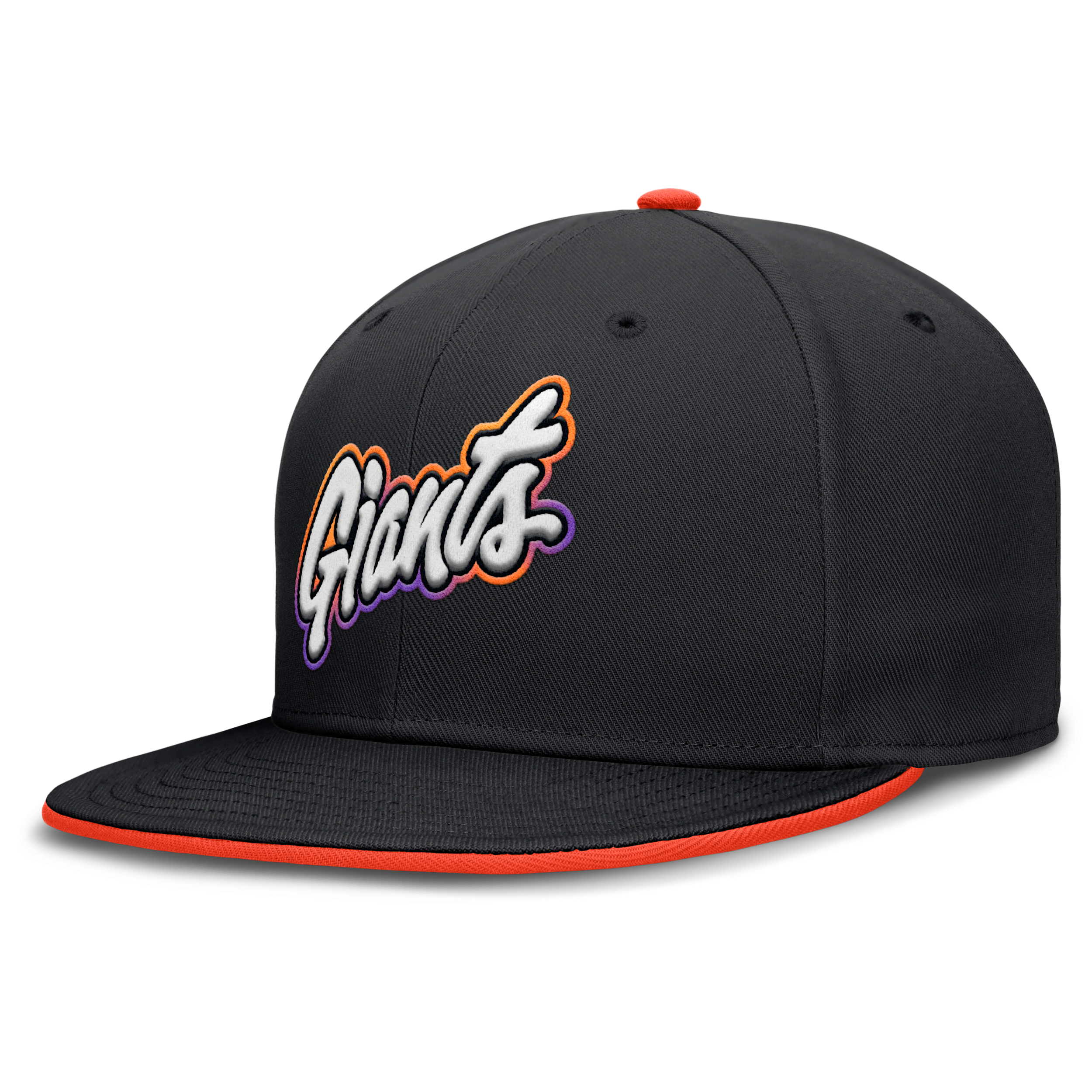 San Francisco Giants City Connect True Nike Men's Dri-FIT MLB Fitted Hat in Black | NB1800AGIA-7DG