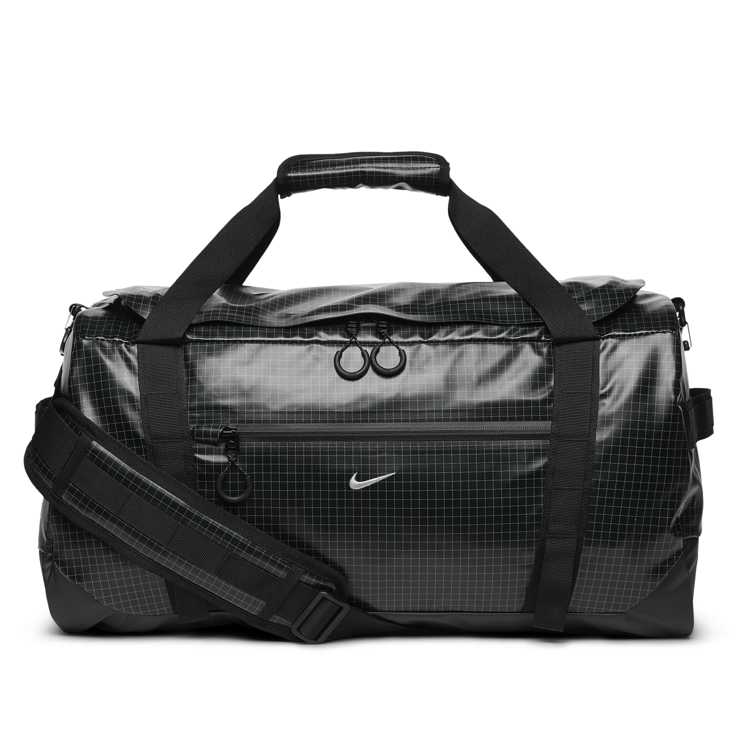 Shop Nike Unisex Hike Duffel Bag (50l) In Black