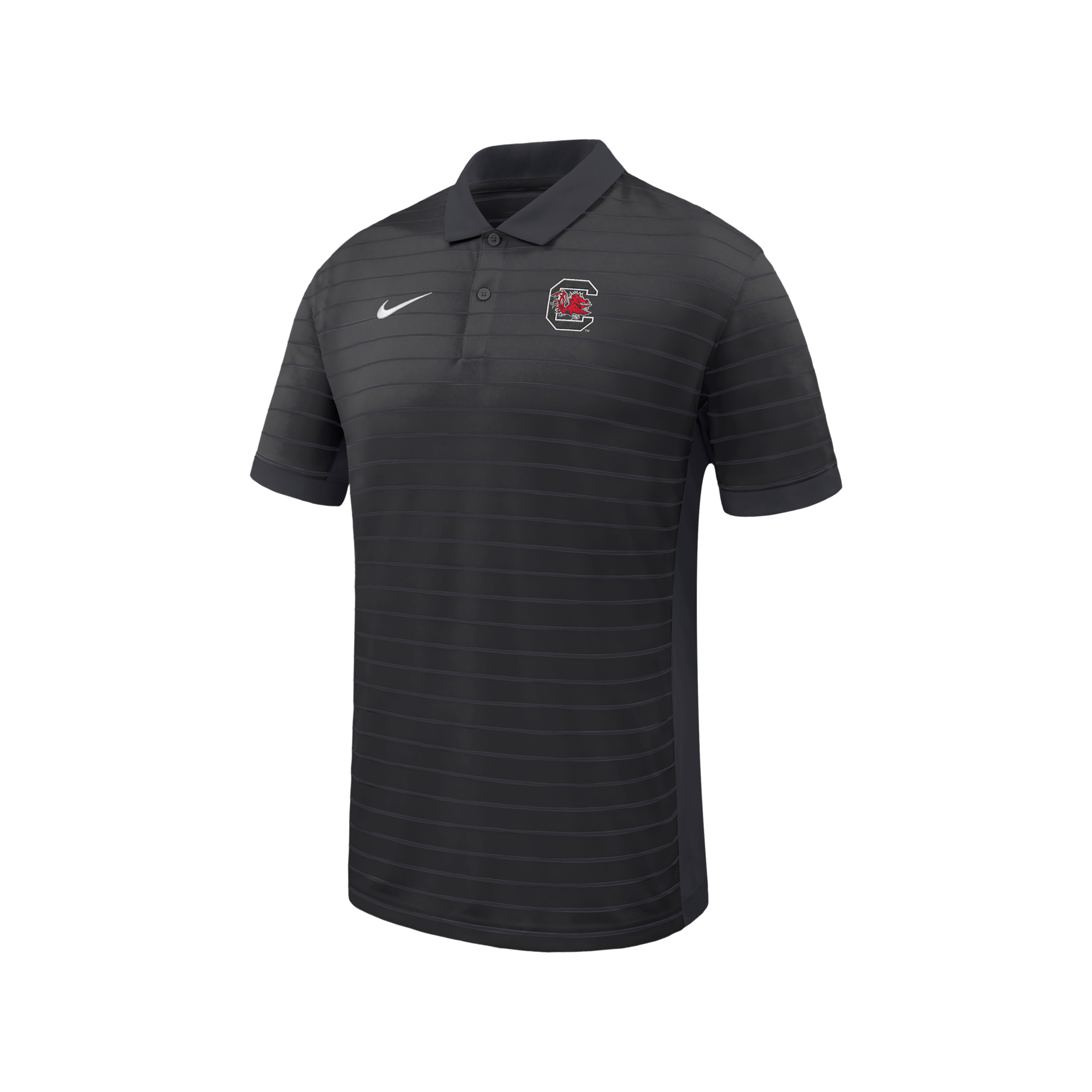 South Carolina Sideline Victory Stripe Nike Men's Dri-FIT College Polo in Black | ZM03BGE643SCAR-BLK