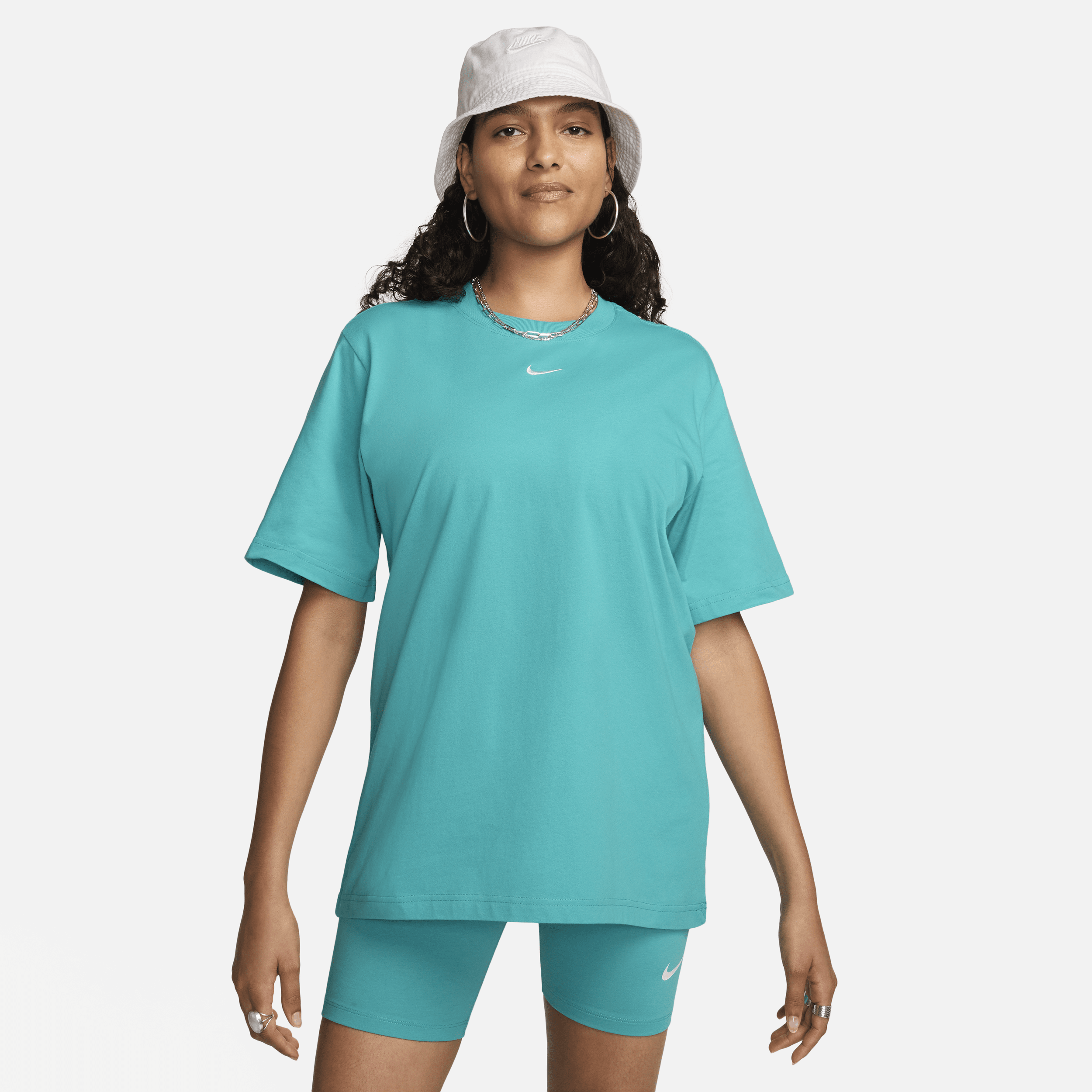 Shop Nike Women's  Sportswear Essential T-shirt In Green