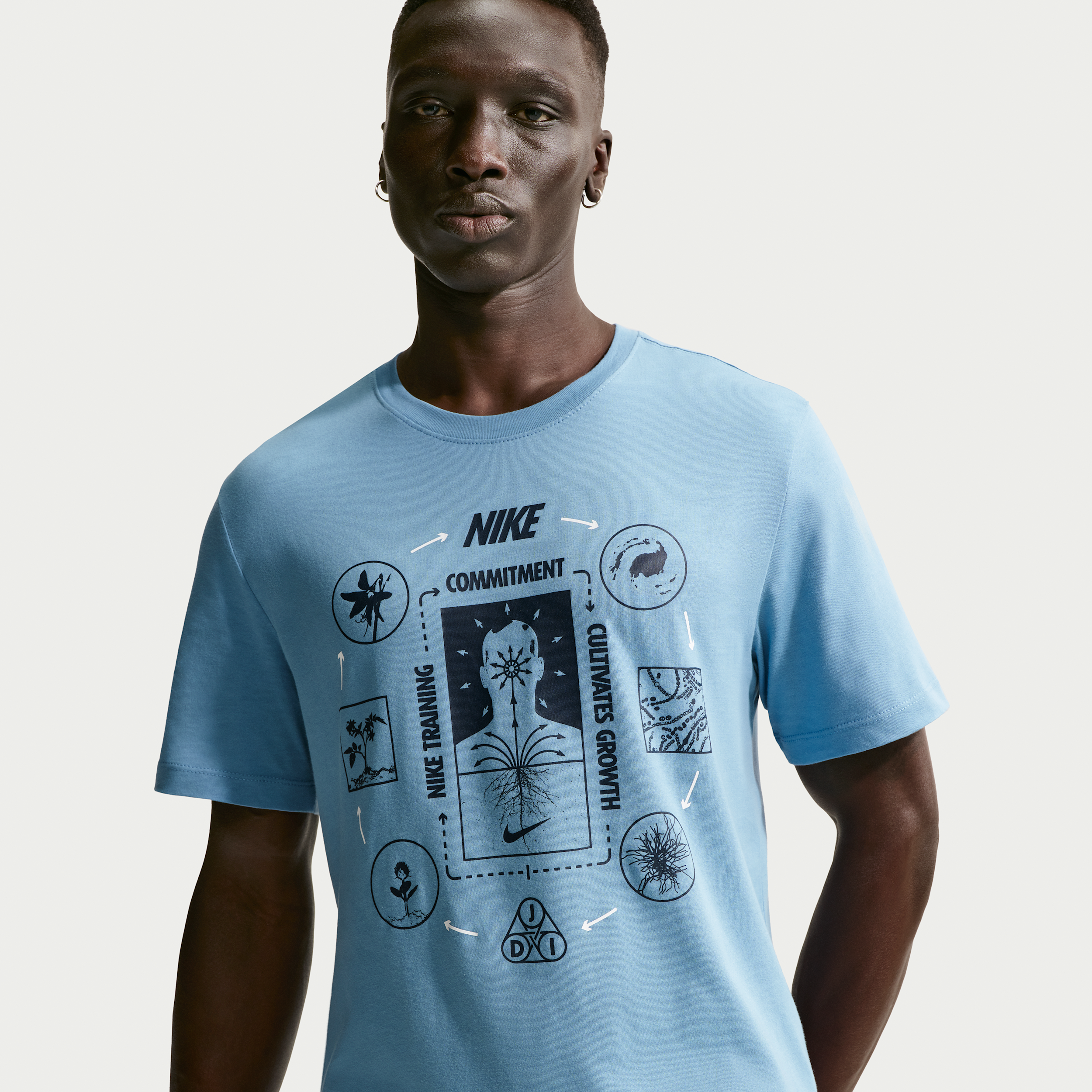 Nike Men's T-Shirt in Blue | IH1949-486