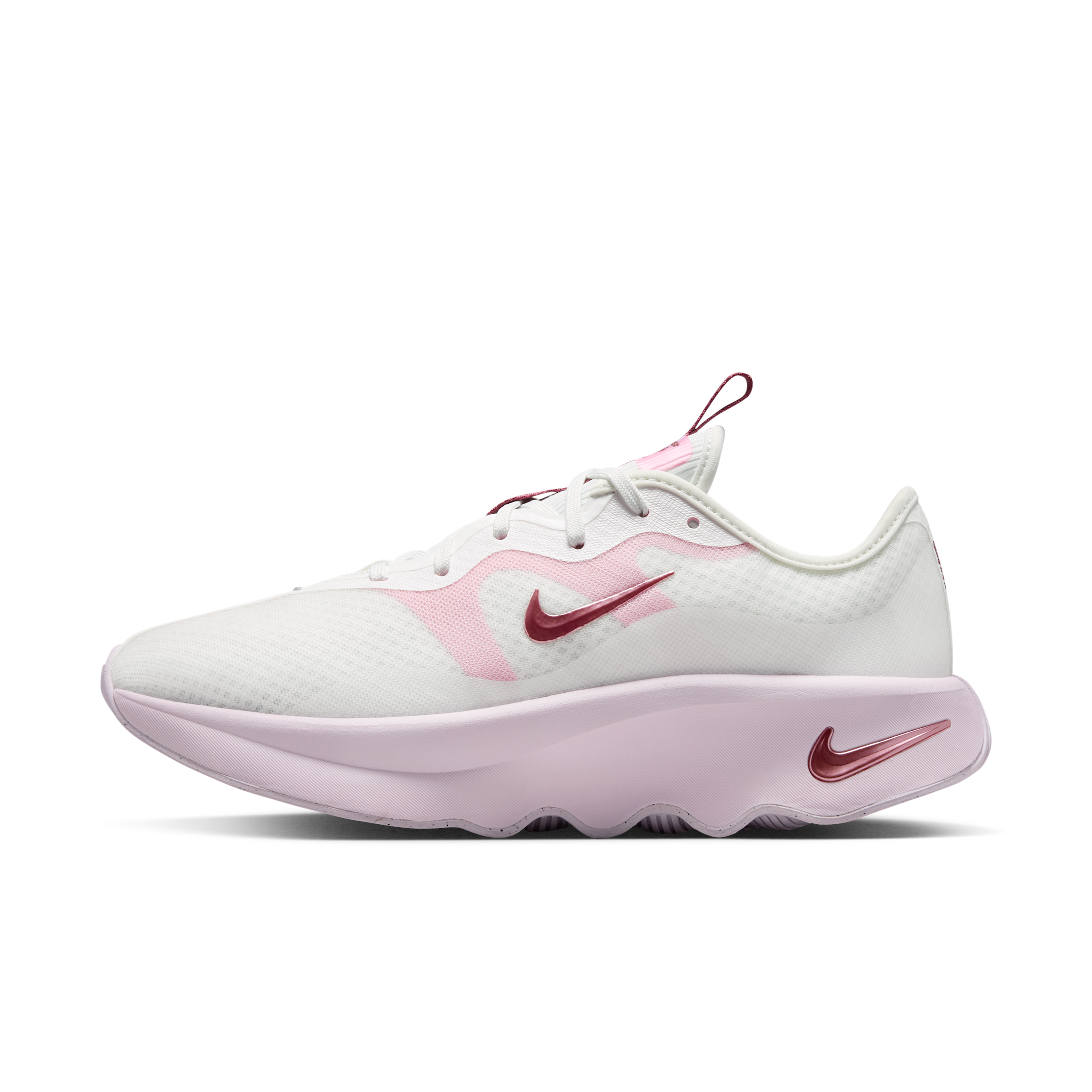 Nike Women's Motiva 2 Walking Shoes, Size 5, White/Pink/Purple