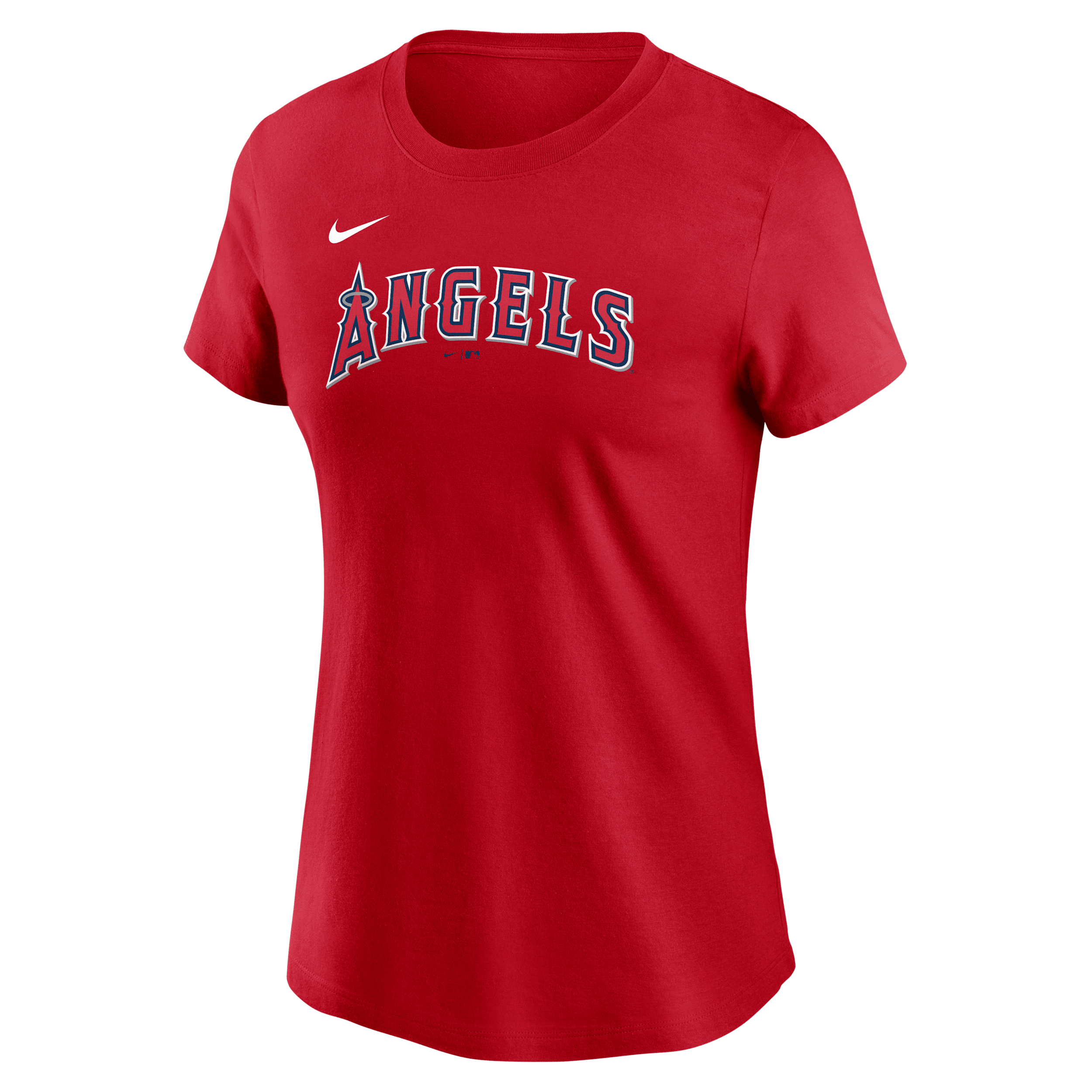 Nike Mike Trout Los Angeles Angels Fuse Women's Mlb T-shirt In Red
