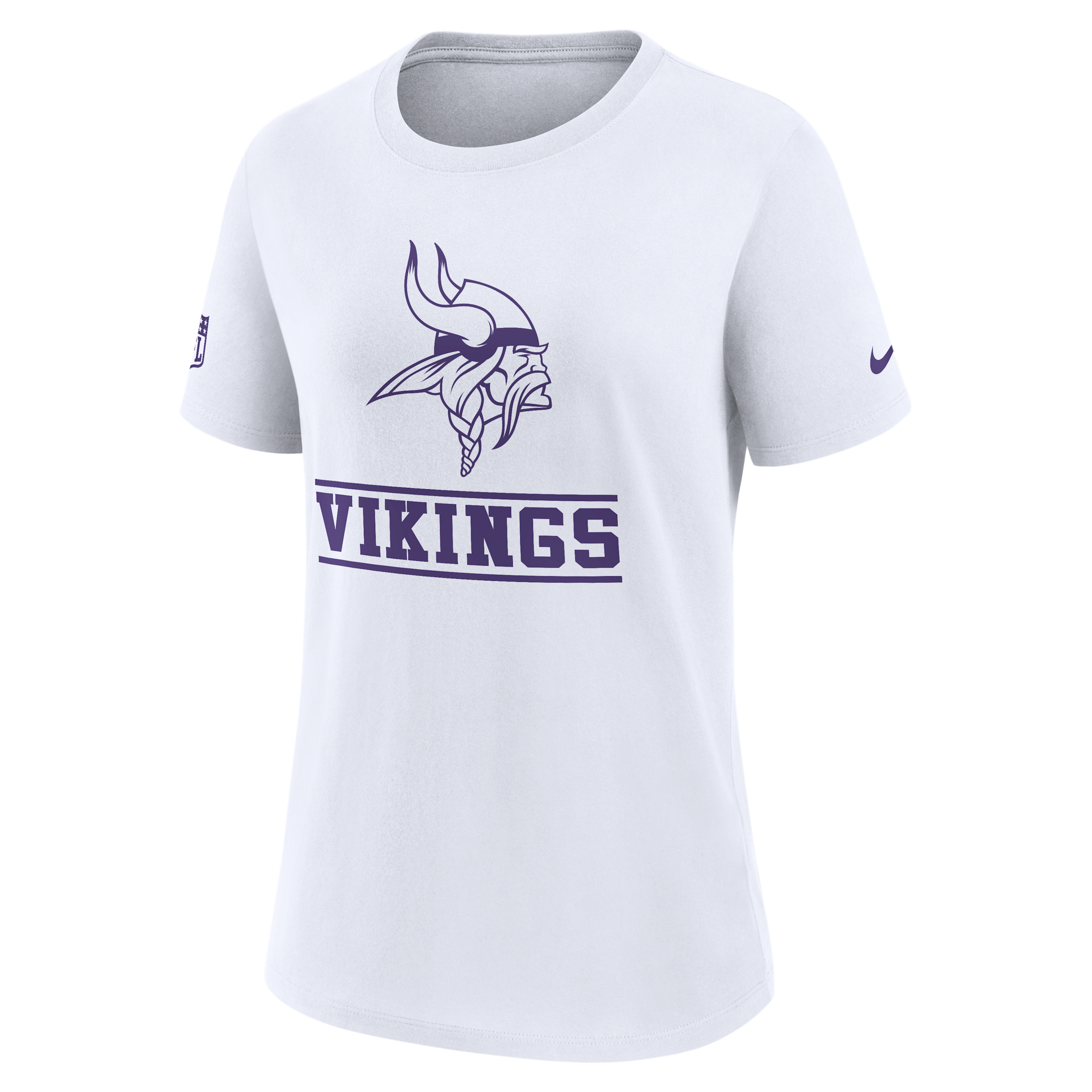 Minnesota Vikings Sideline Alt Nike Women's Dri-FIT NFL T-Shirt in White | 03KQ10A9M-SWV