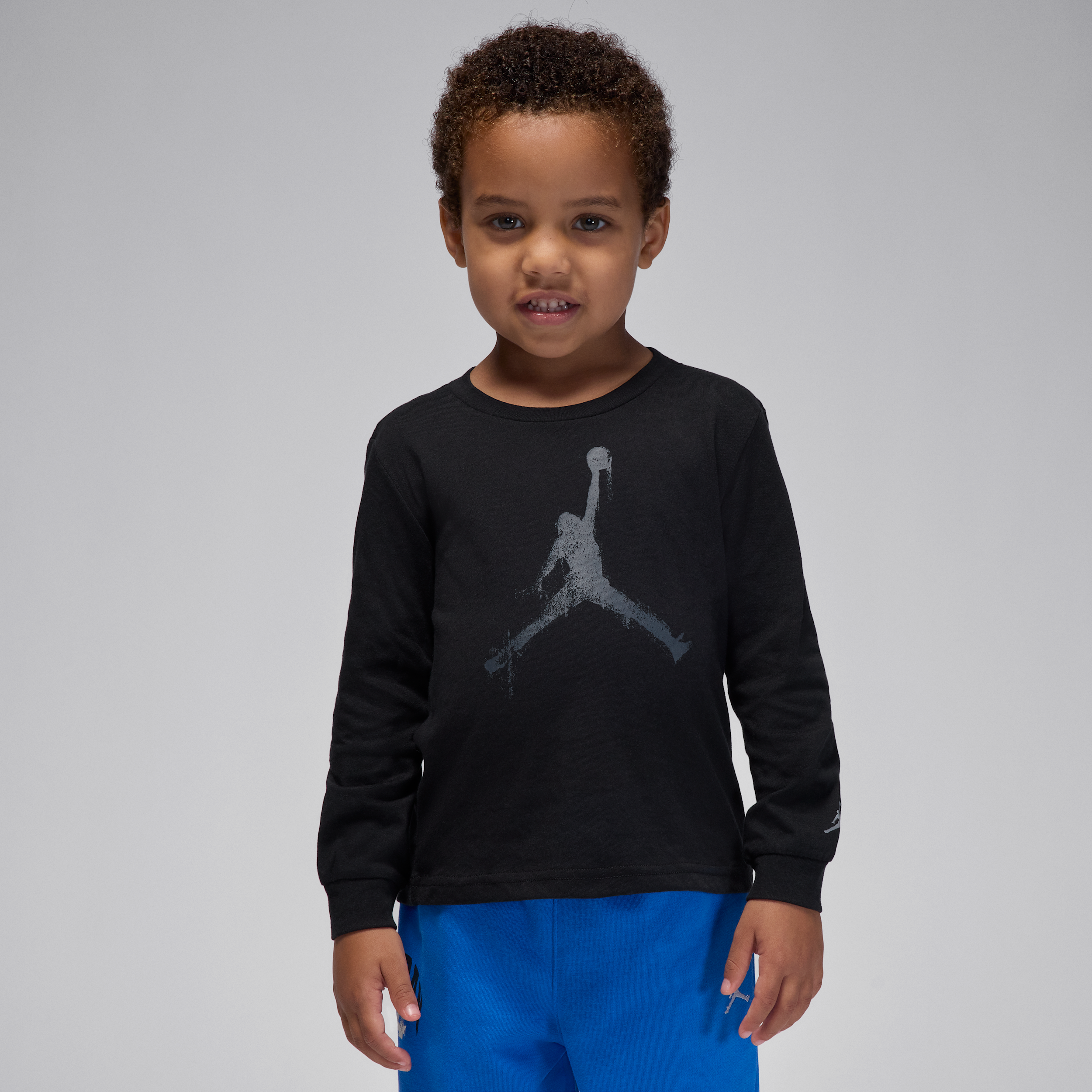 Jordan Toddler Jumpman Drip Long Sleeve T-Shirt in Black 75F353-023 21$