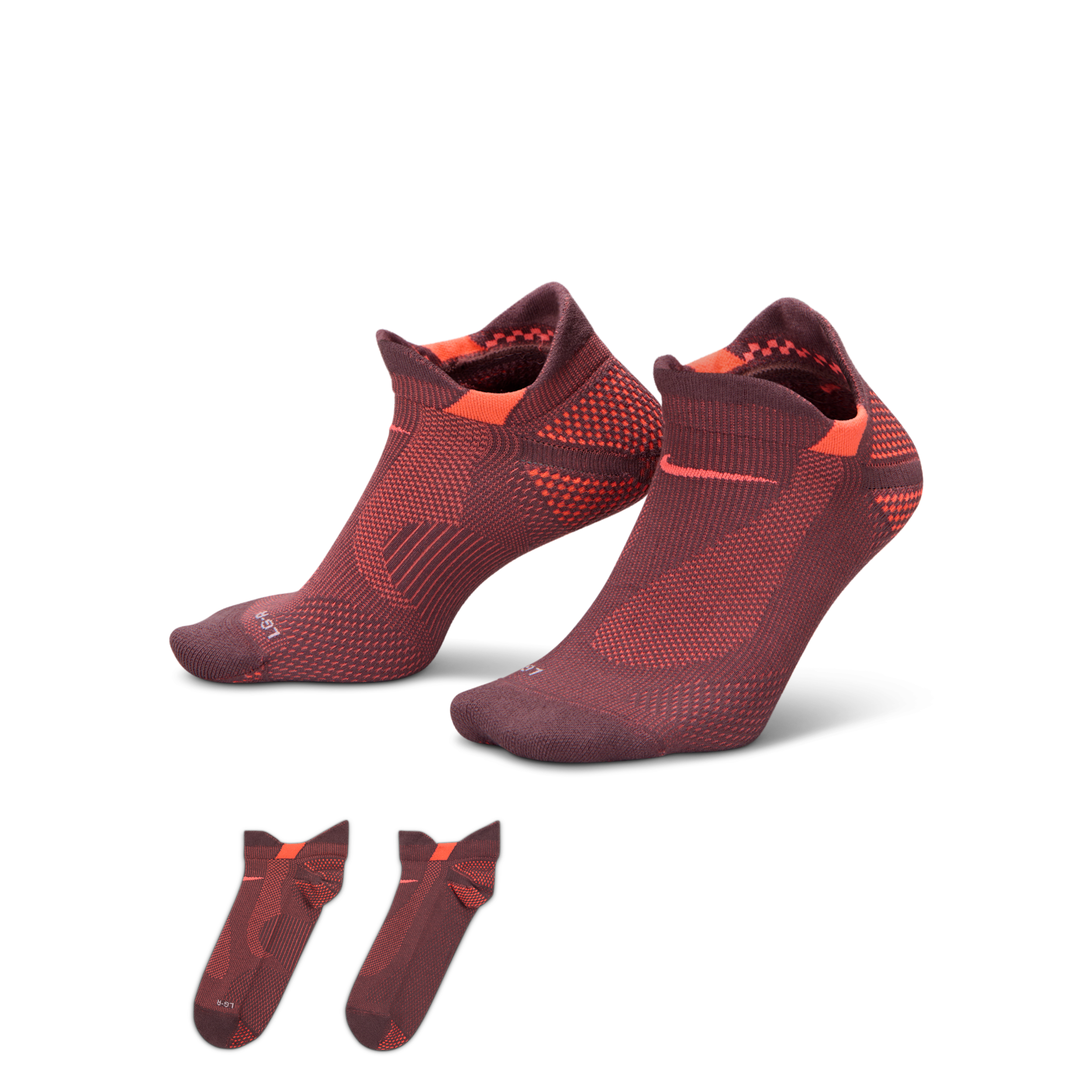 Nike Unisex Running Lightweight No-Show Socks (1 Pair) in Purple | HV6931-502