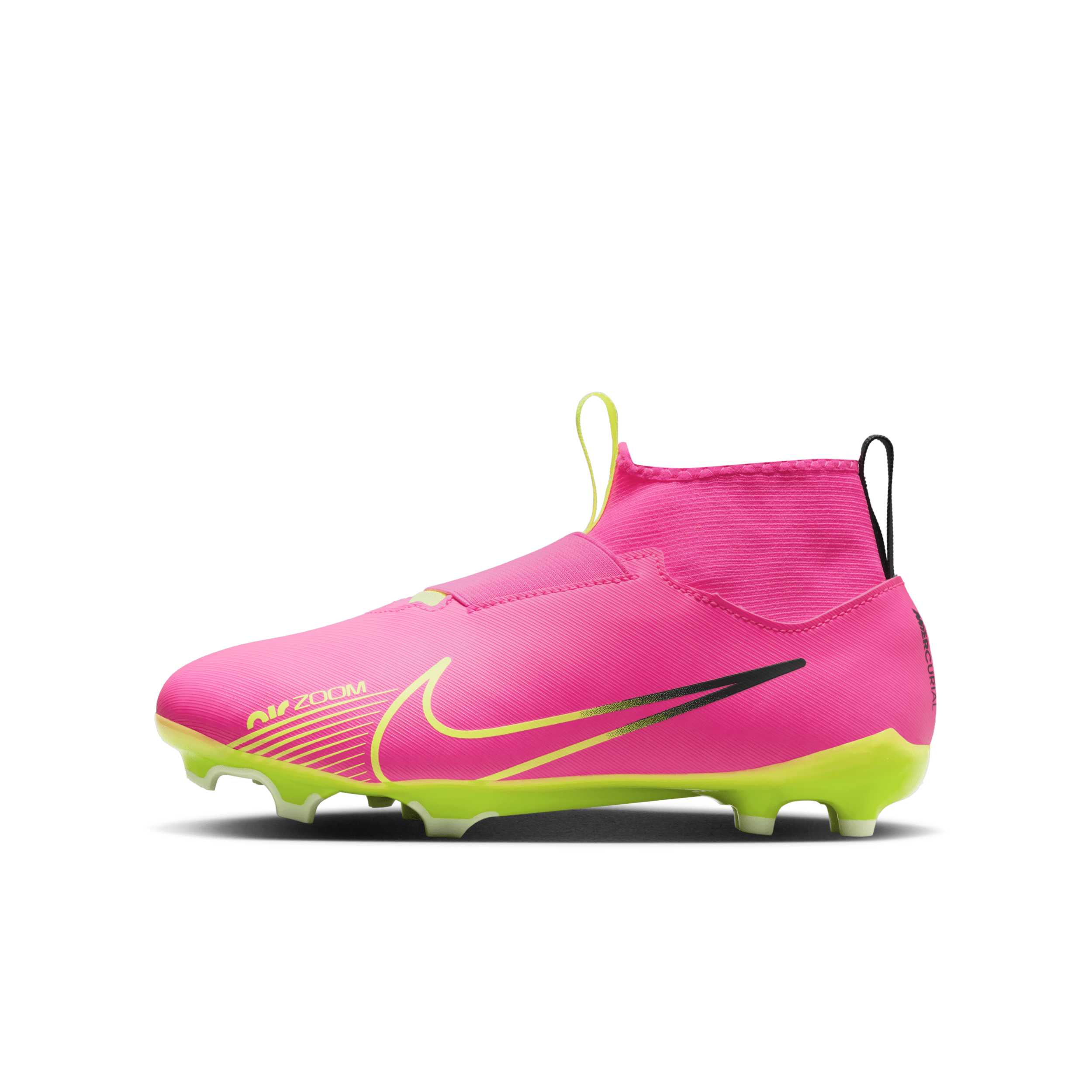 Nike Jr. Zoom Mercurial Superfly 9 Academy Fg/mg Little/big Kids' Multi-ground Soccer Cleats In Pink