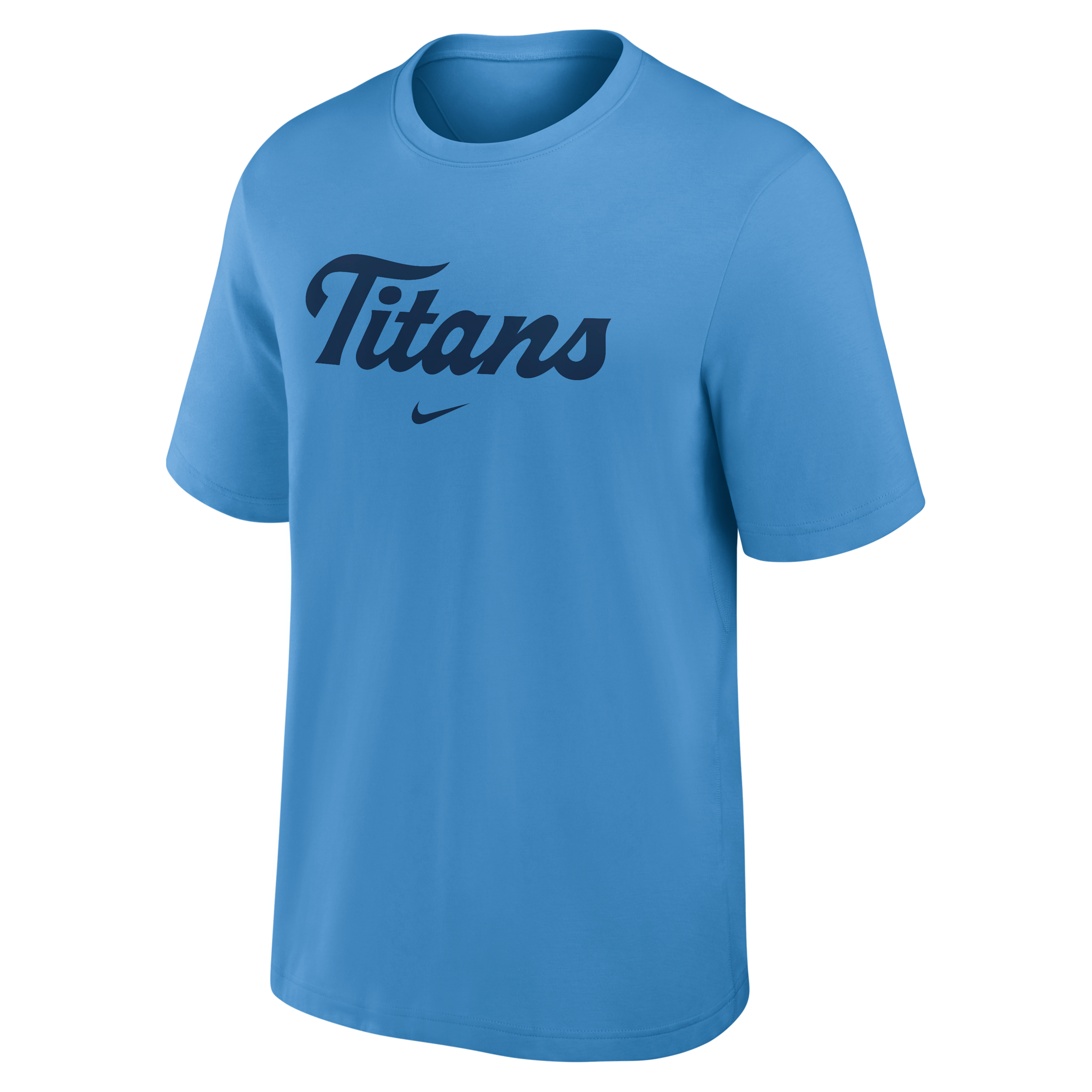 Tennessee Titans Rivalries Collection Primary Nike Men's Dri-FIT NFL T-Shirt in Blue | 02OZ4AI9V-N1U