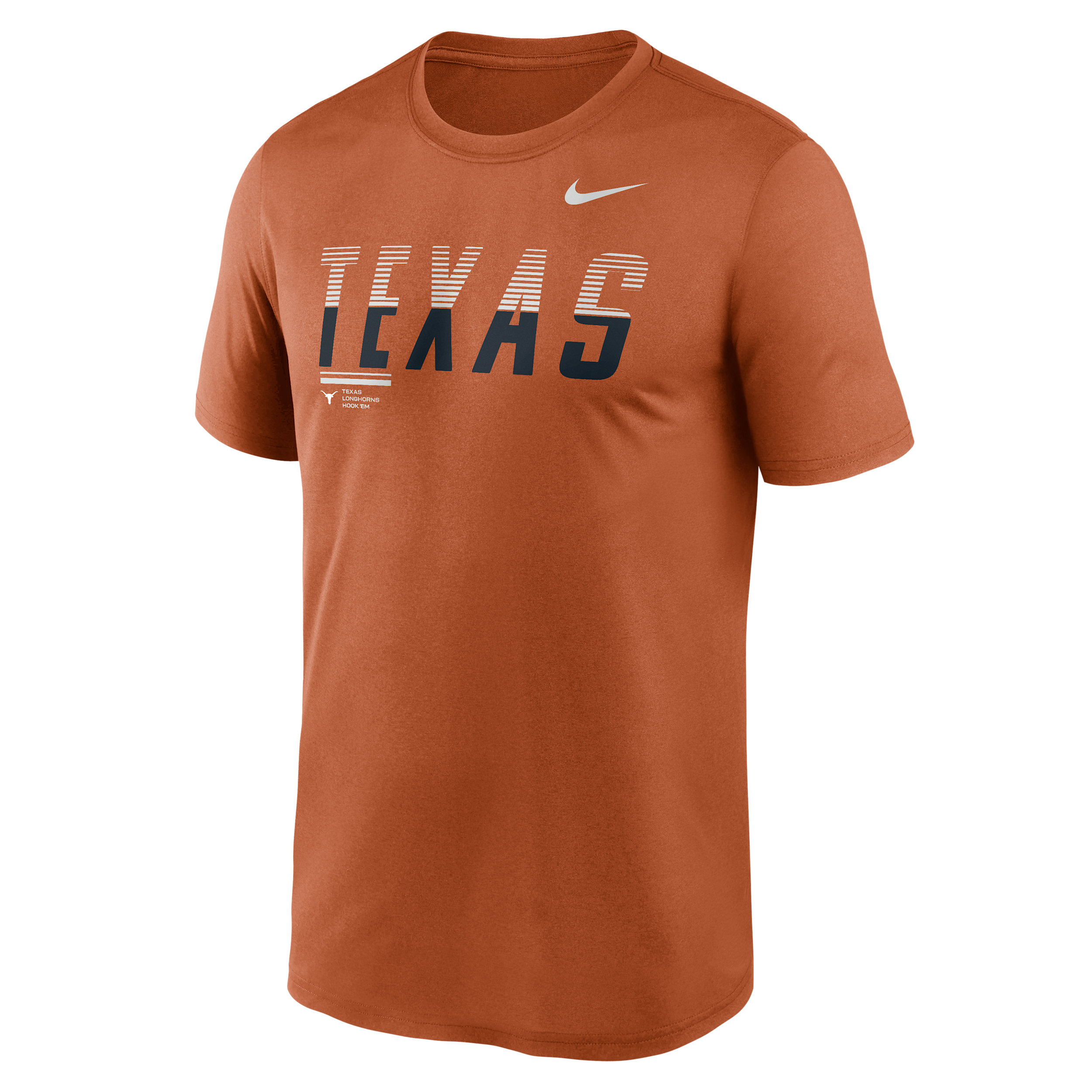 Nike Men's Texas Orange Texas Longhorns Sideline Legend Dri-fit T-Shirt - Burnt Orange