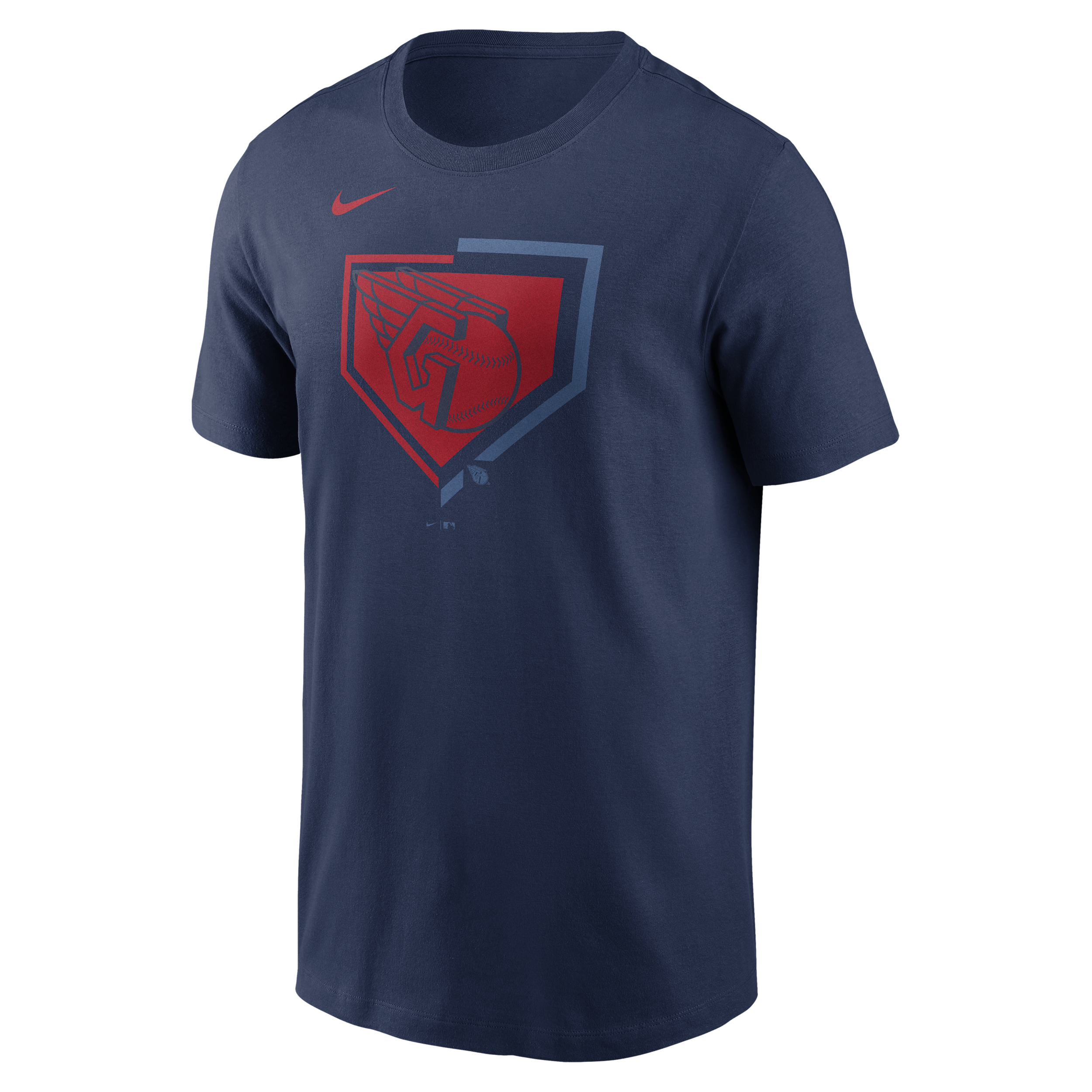 Cleveland Guardians Icon Nike Men's MLB T-Shirt in Blue | N19944BGUA-1E5