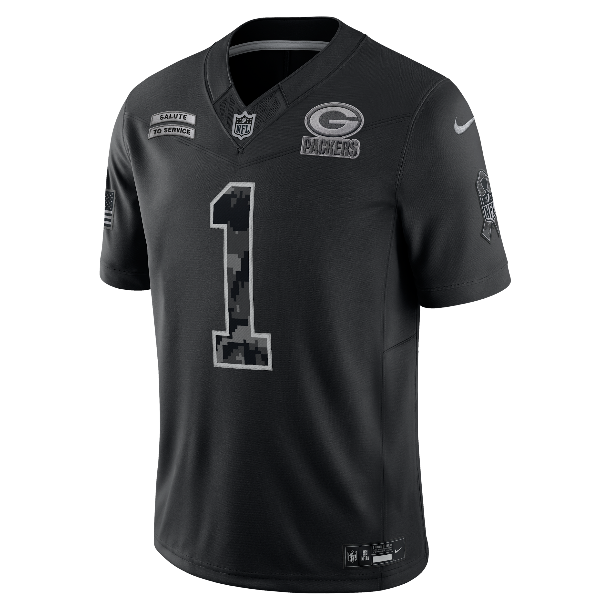 Micah Parsons Green Bay Packers Salute to Service Nike Men's Dri-FIT NFL Limited Jersey in Black | SSLM00AF3C-KXL