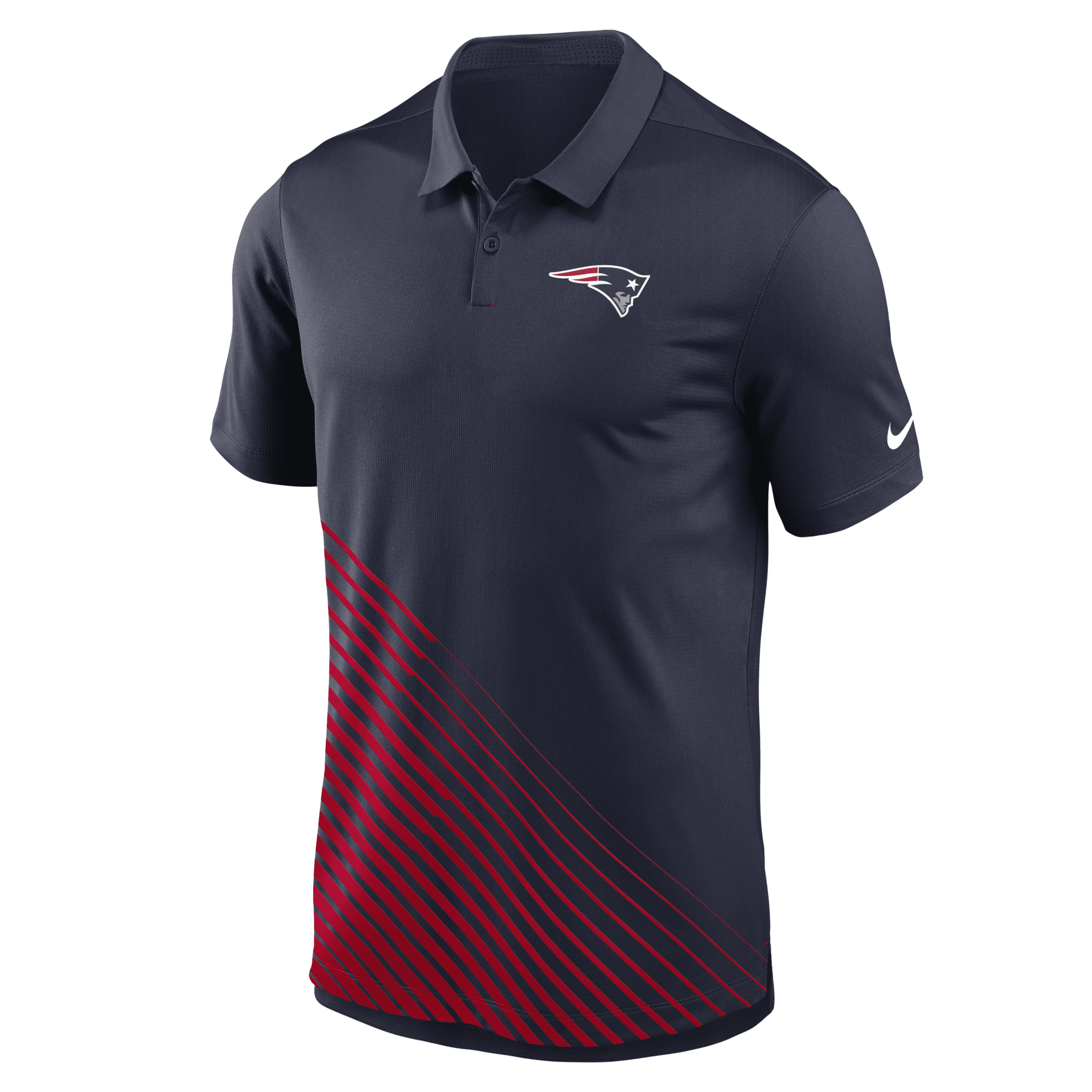 Nike Men's Dri-fit Yard Line (nfl New England Patriots) Polo In Blue