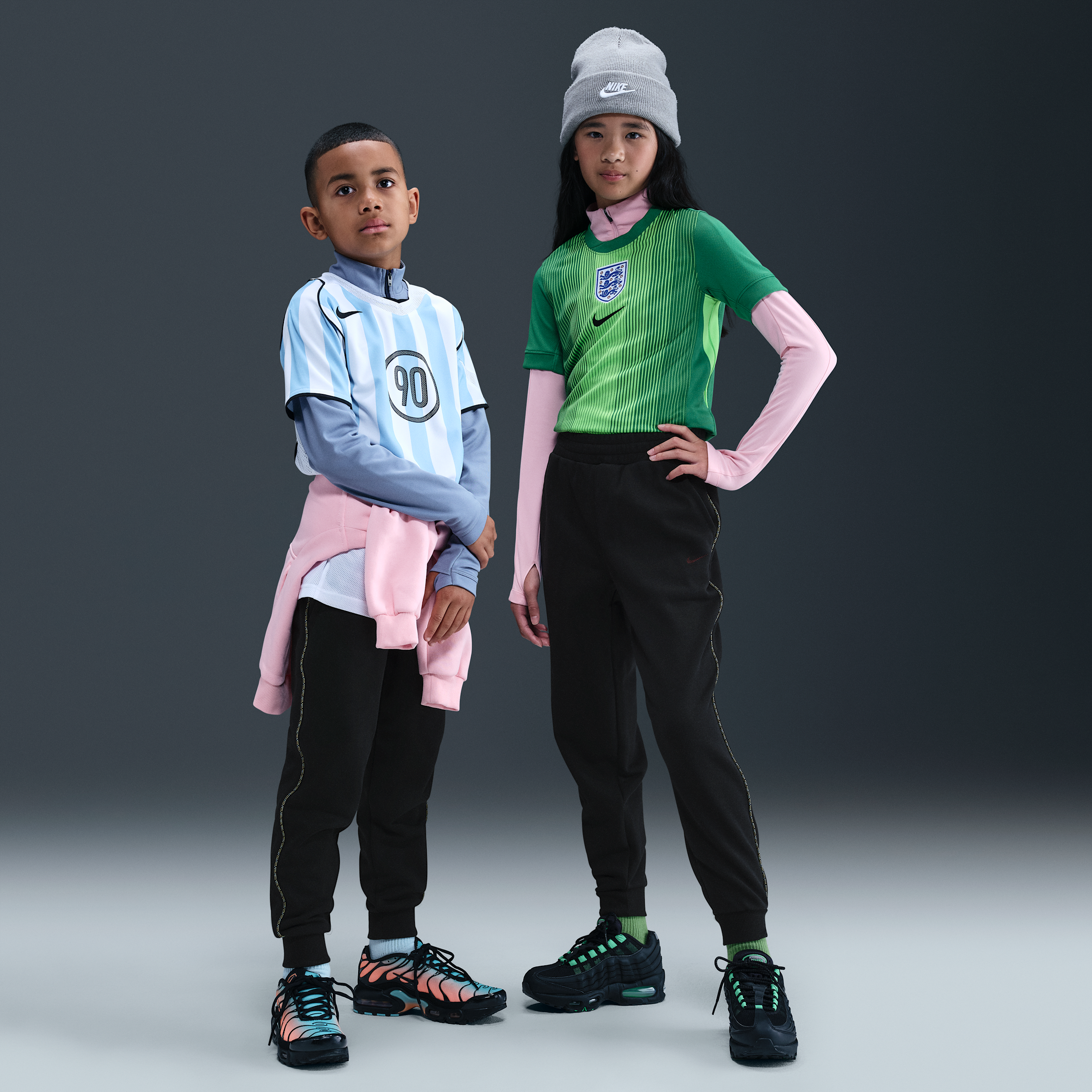 Nike Sportswear Club Big Kids' French Terry Jogger Pants In Blue