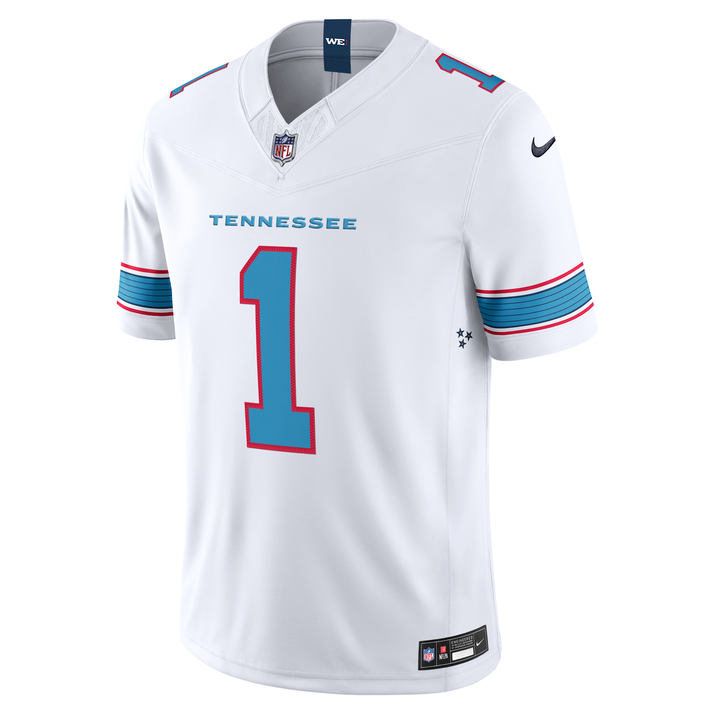 Cameron Ward Tennessee Titans Nike Men's Dri-FIT NFL Stitched Limited Jersey in White | 37NM0IUY9VF-JSQ