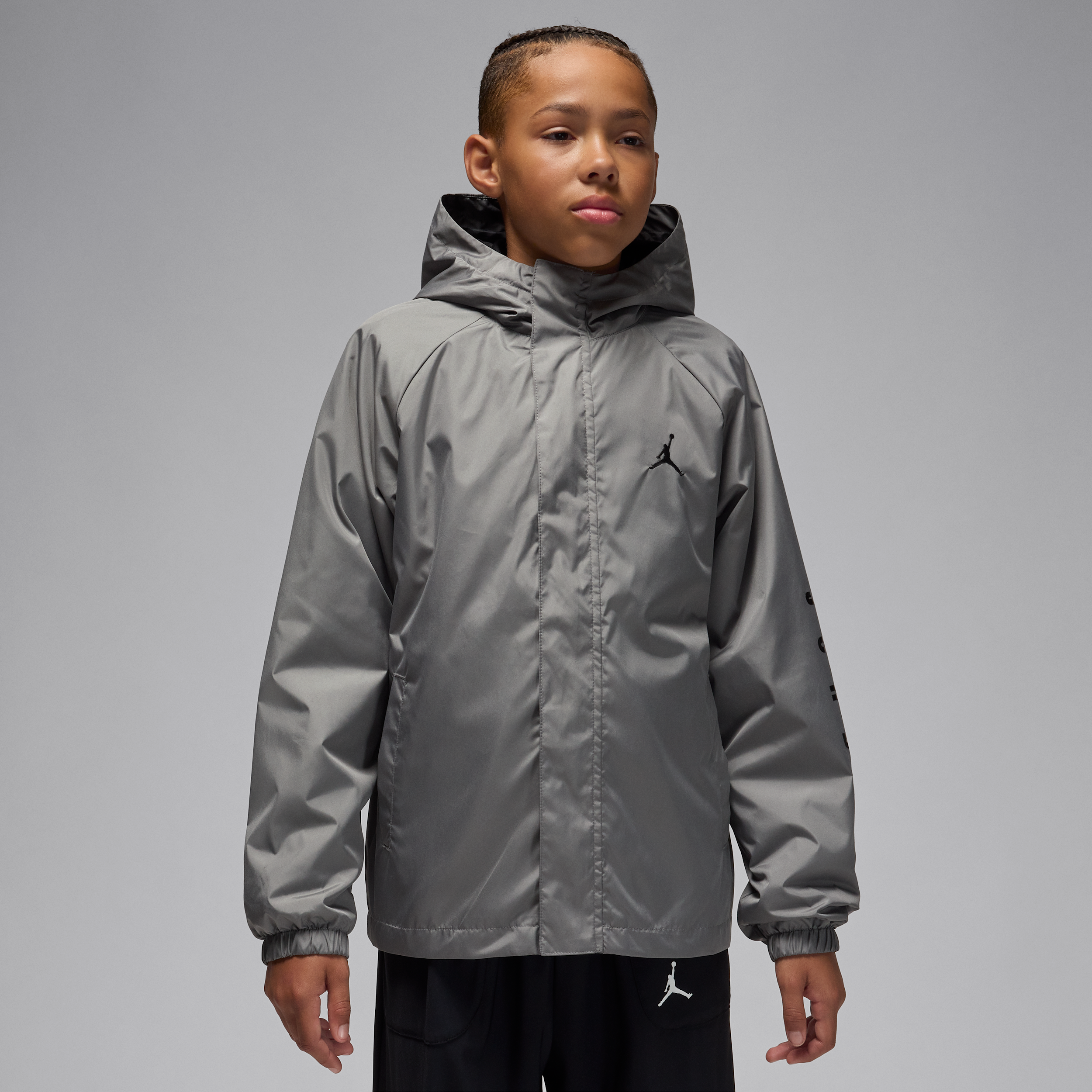 Jordan Big Kids' 3-in-1 System Jacket In Gray
