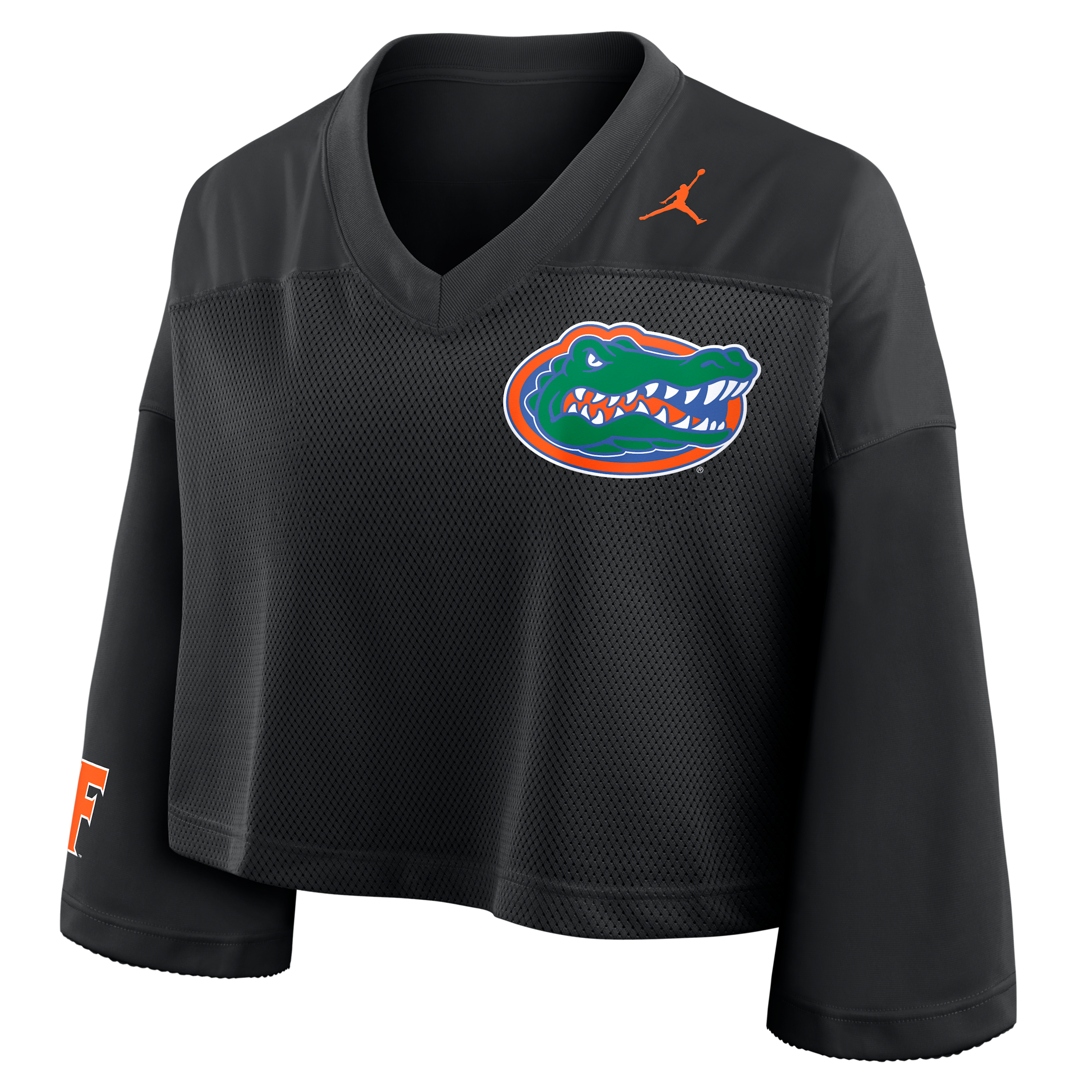 Jordan Women's Florida Jersey  Brand Dri-fit College Cropped Top In Black