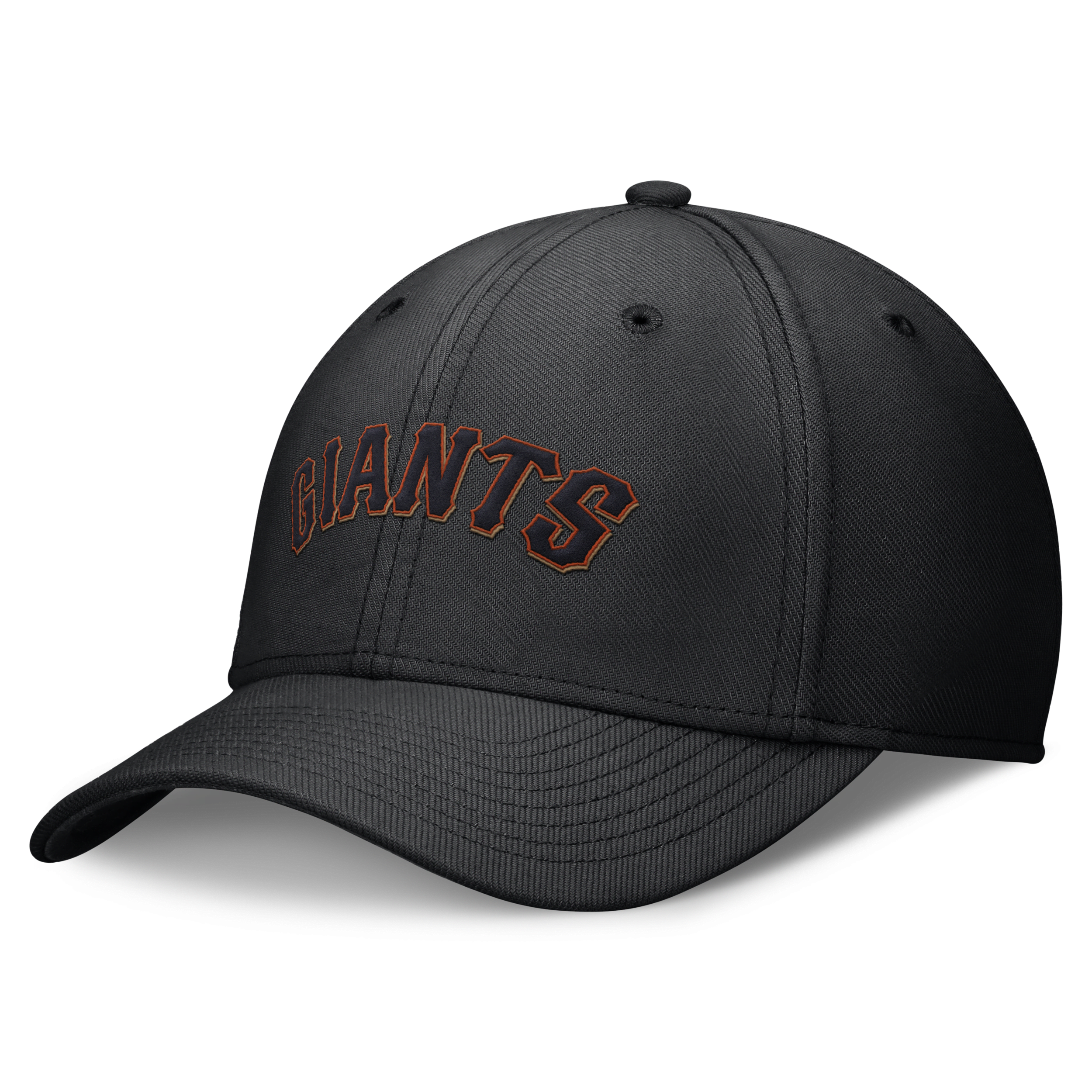 Shop Nike San Francisco Giants Evergreen Swoosh  Men's Dri-fit Mlb Hat In Black
