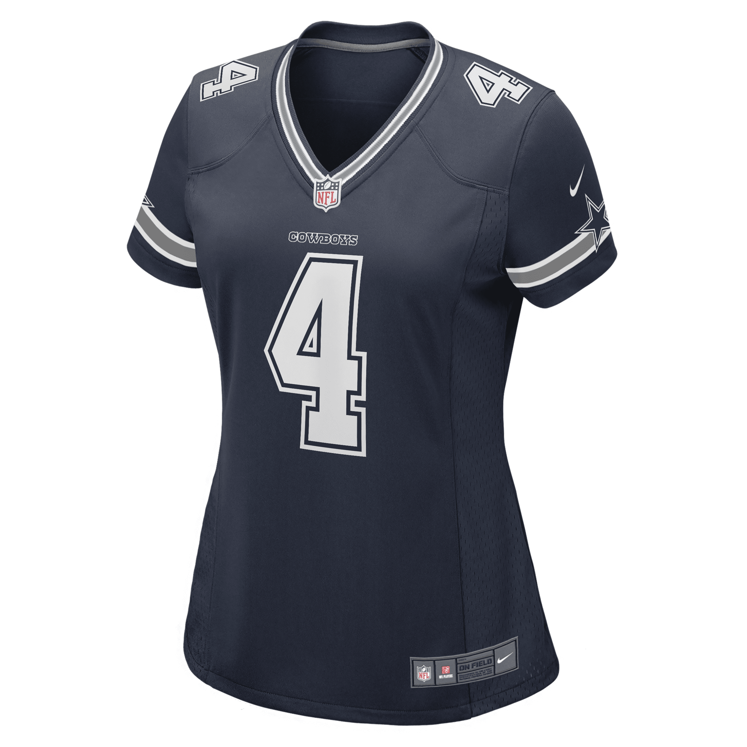 Nike Men's NFL Dallas Cowboys (Dak Prescott) Game Football Jersey in Blue | FN3687692-000