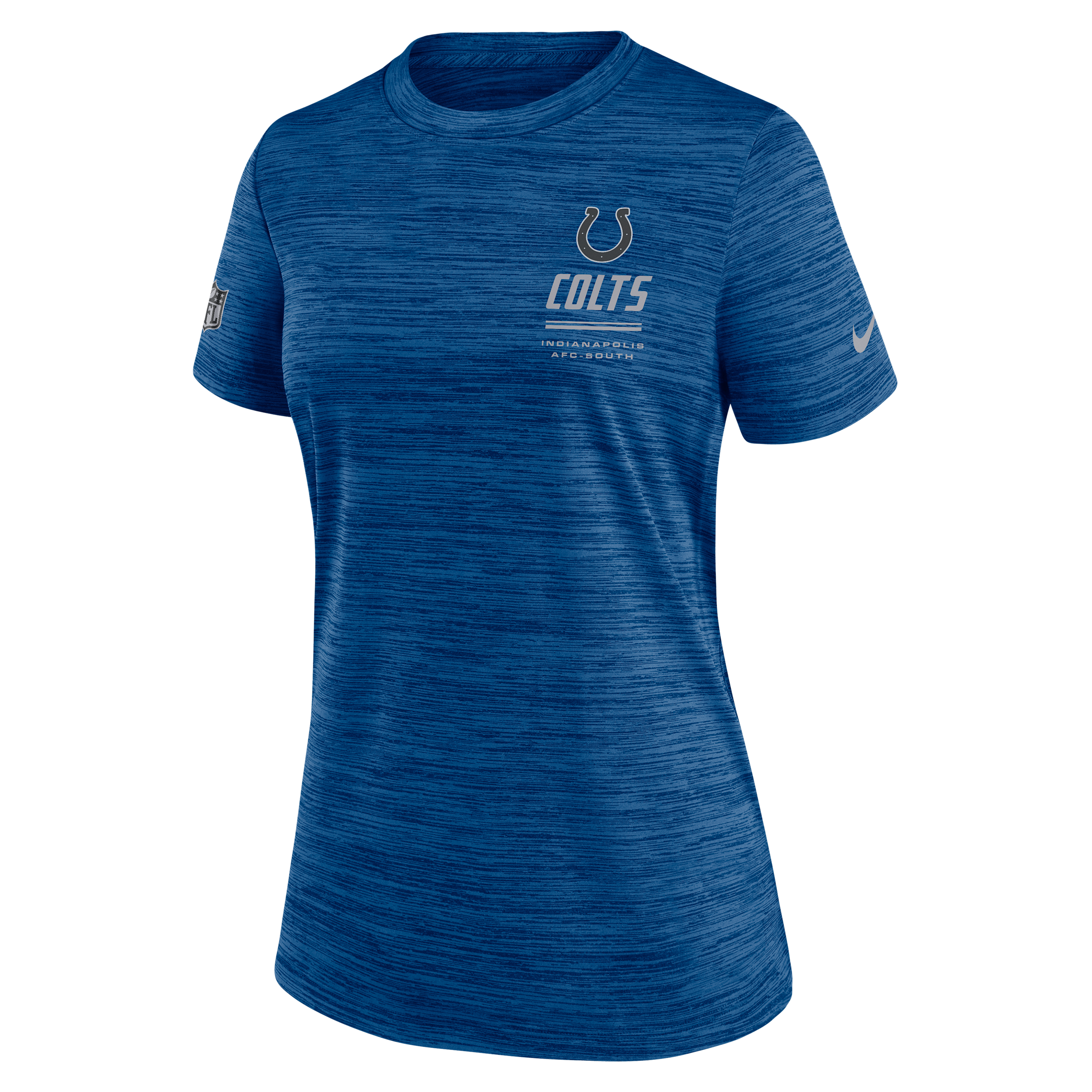 Indianapolis Colts Sideline Velocity Nike Women's Dri-FIT NFL T-Shirt in Blue | 03EY4LB98-7VD