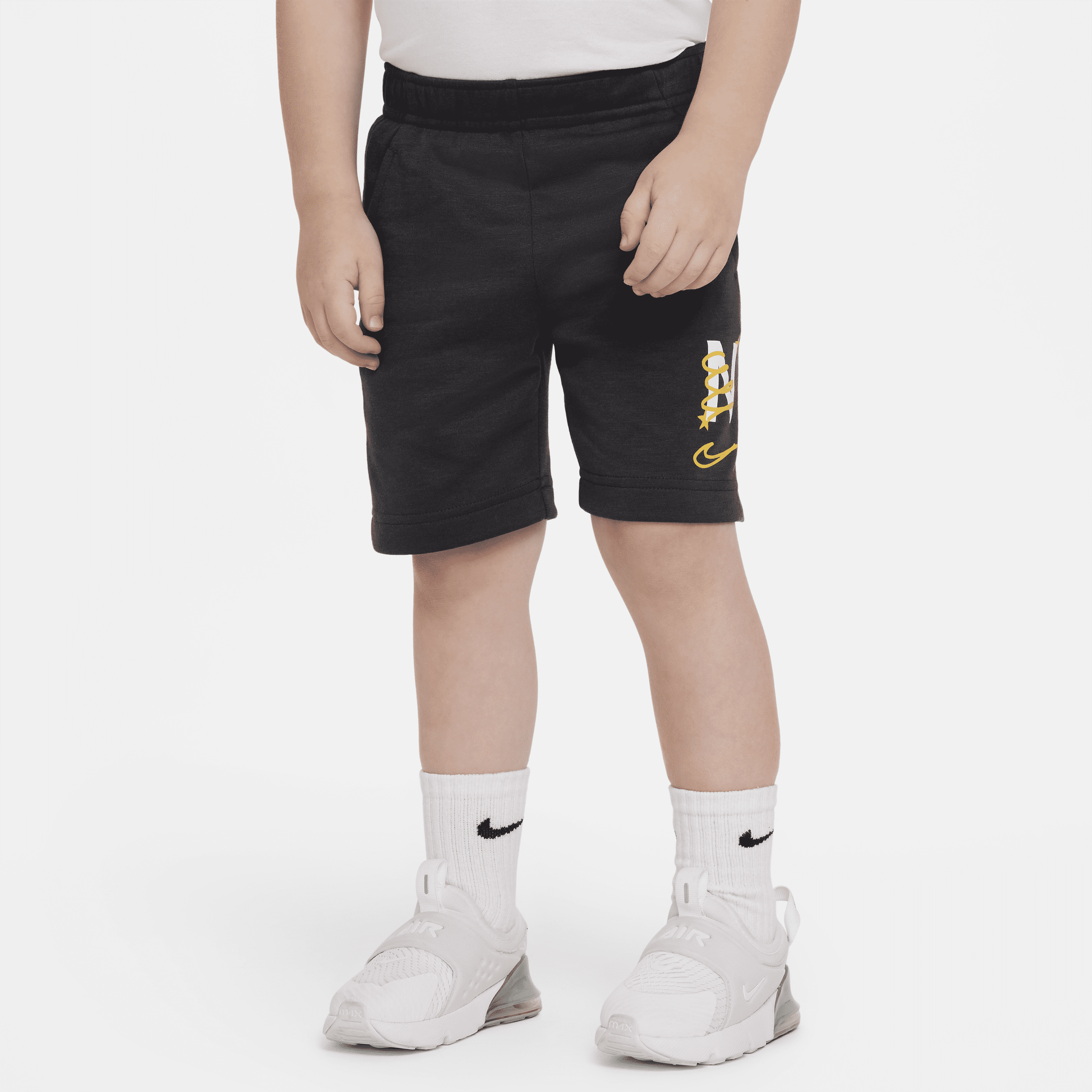Nike Babies' Toddler Dri-fit Doodle Shorts In Grey