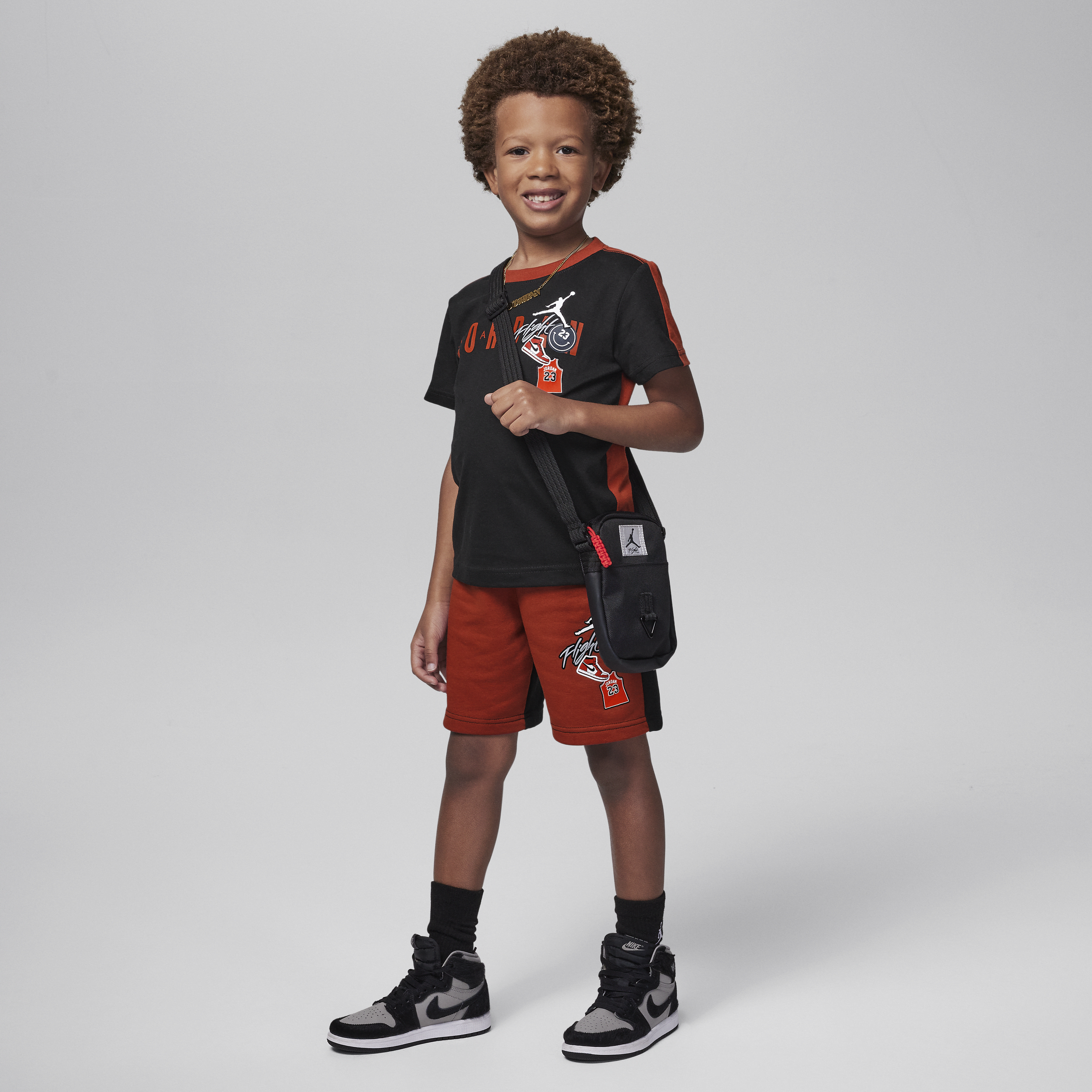 Jordan Air  Little Kids' 2-piece Shorts Set In Red