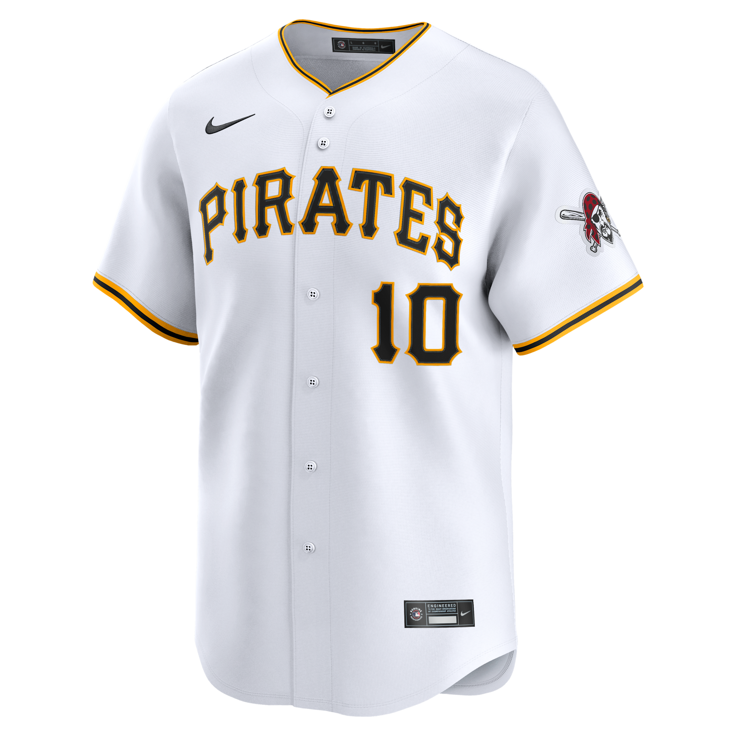 Bryan Reynolds Pittsburgh Pirates Nike Men's Dri-FIT ADV MLB Limited Jersey in White | LM25PTHOPT9-RNP