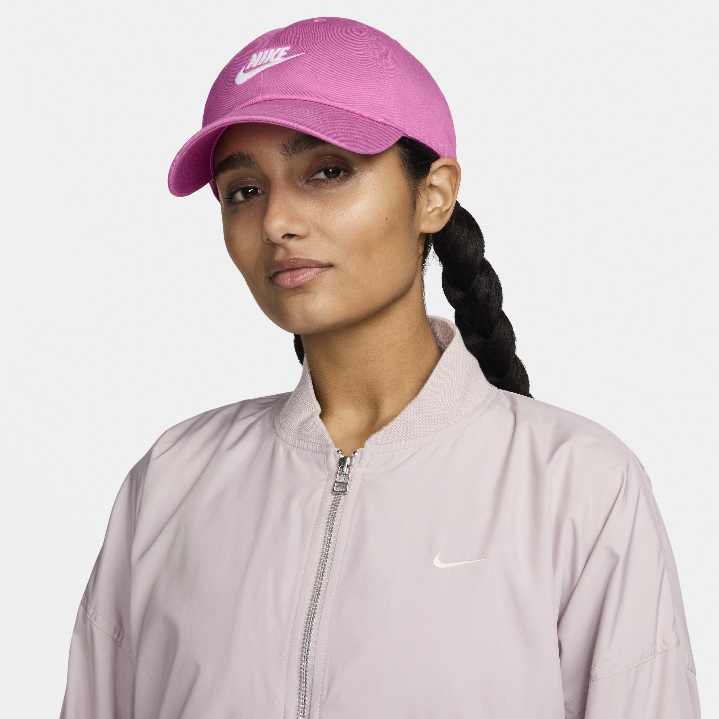 Shop Nike Unisex Club Unstructured Futura Wash Cap In Pink