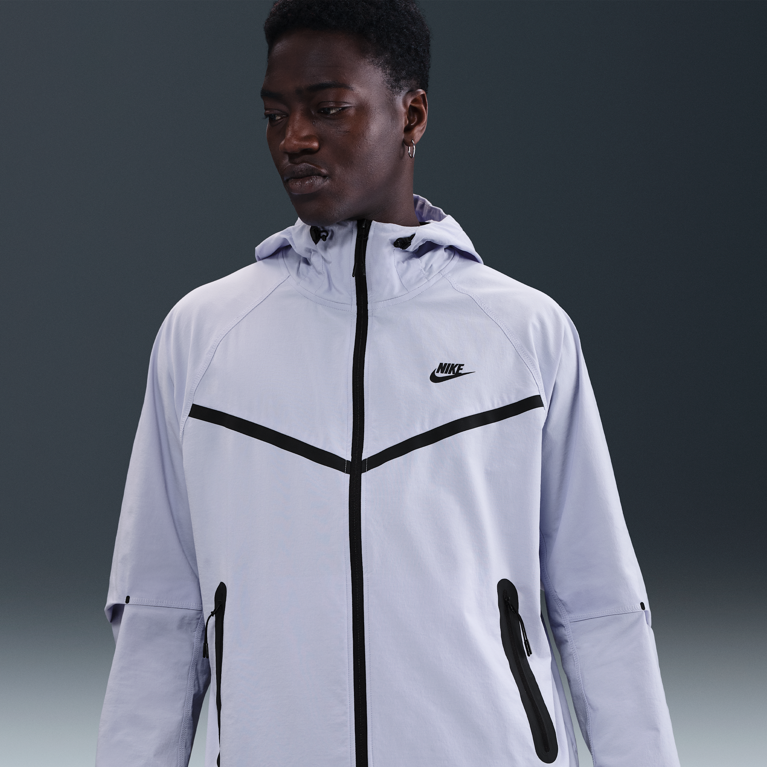 Nike Men's Tech Woven Jacket In Blue