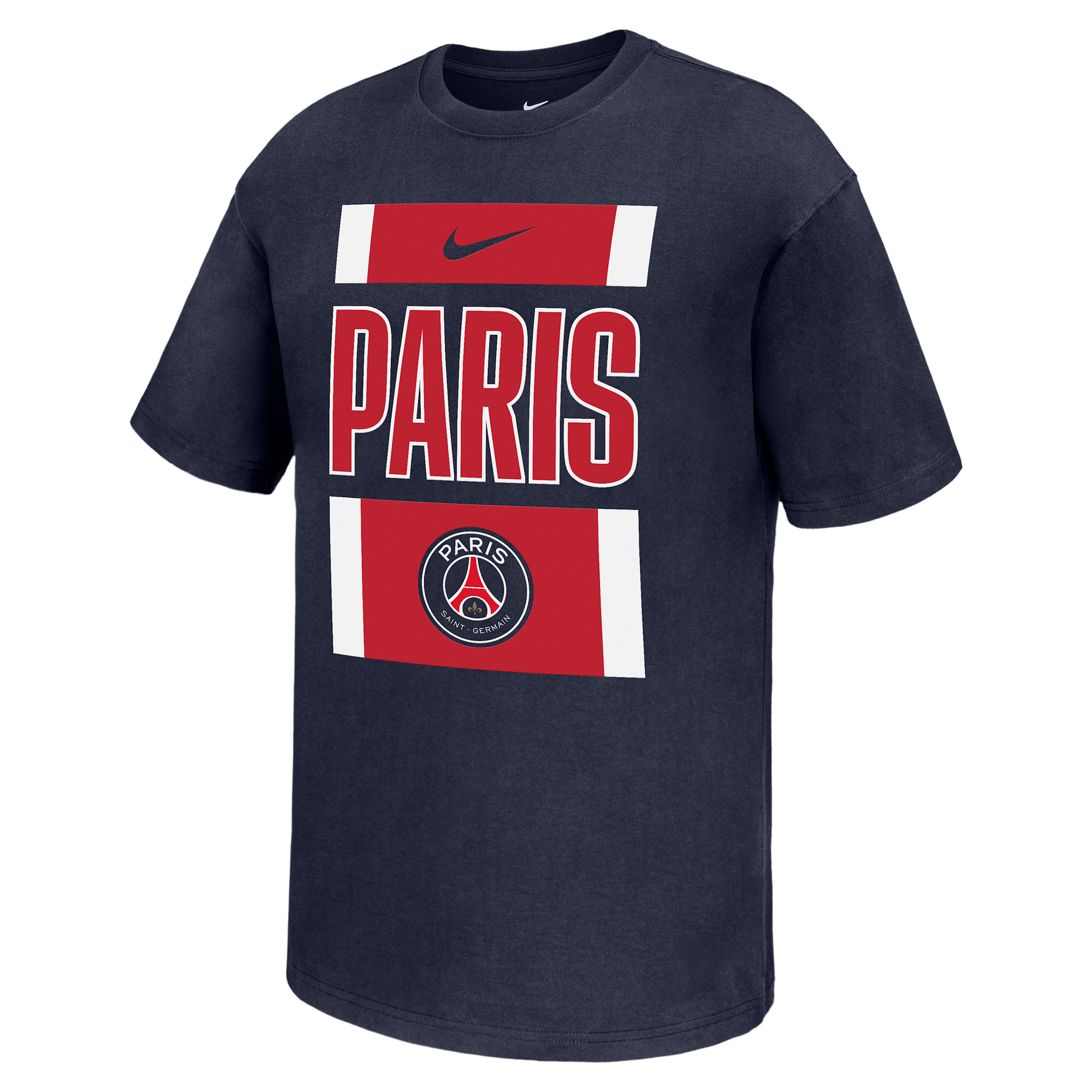 Paris Saint-Germain Club Nike Men's Short-Sleeve T-Shirt in Blue | M11766P119PSGF-NVY