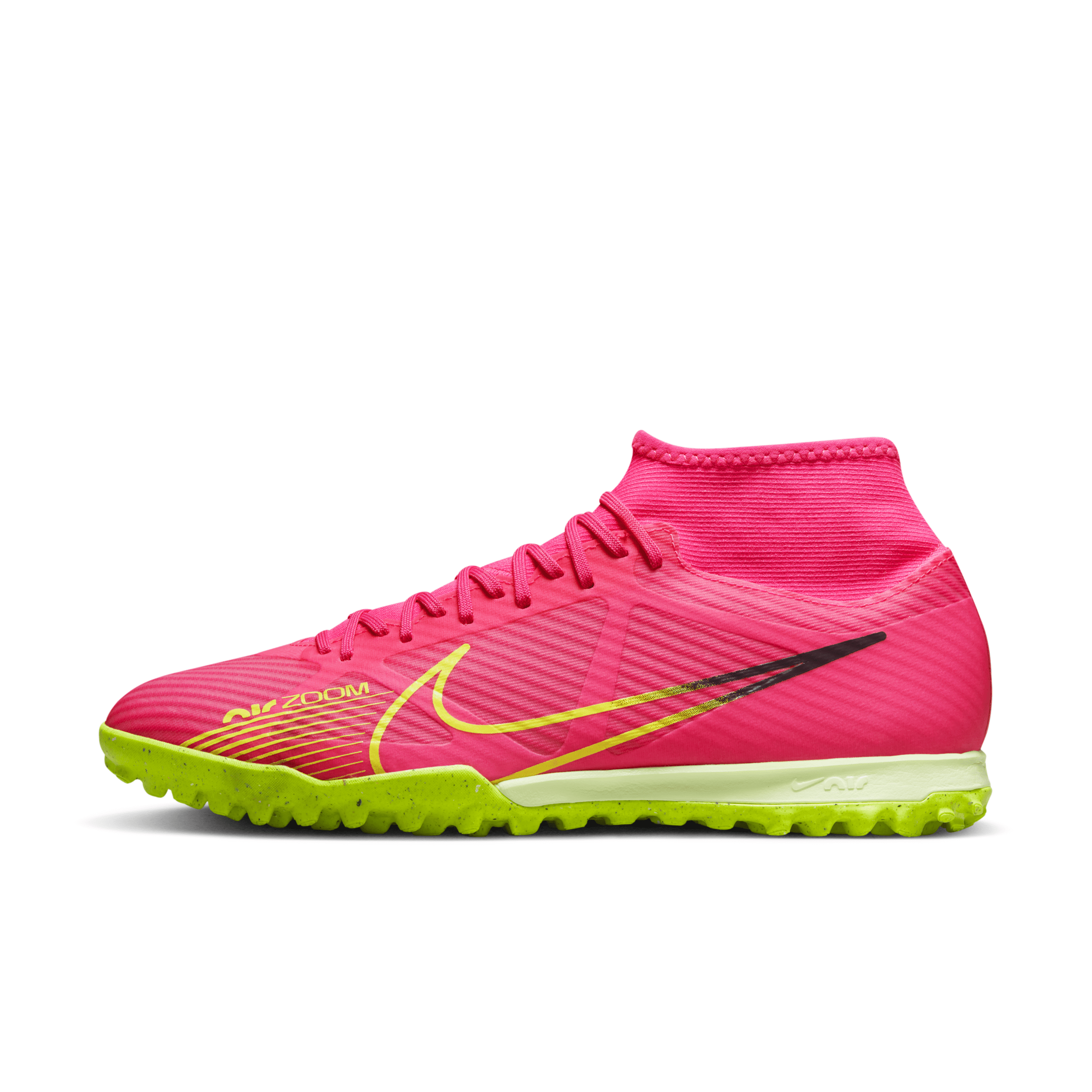 Nike Men's Mercurial Superfly 9 Academy Turf High-top Soccer Shoes In Pink