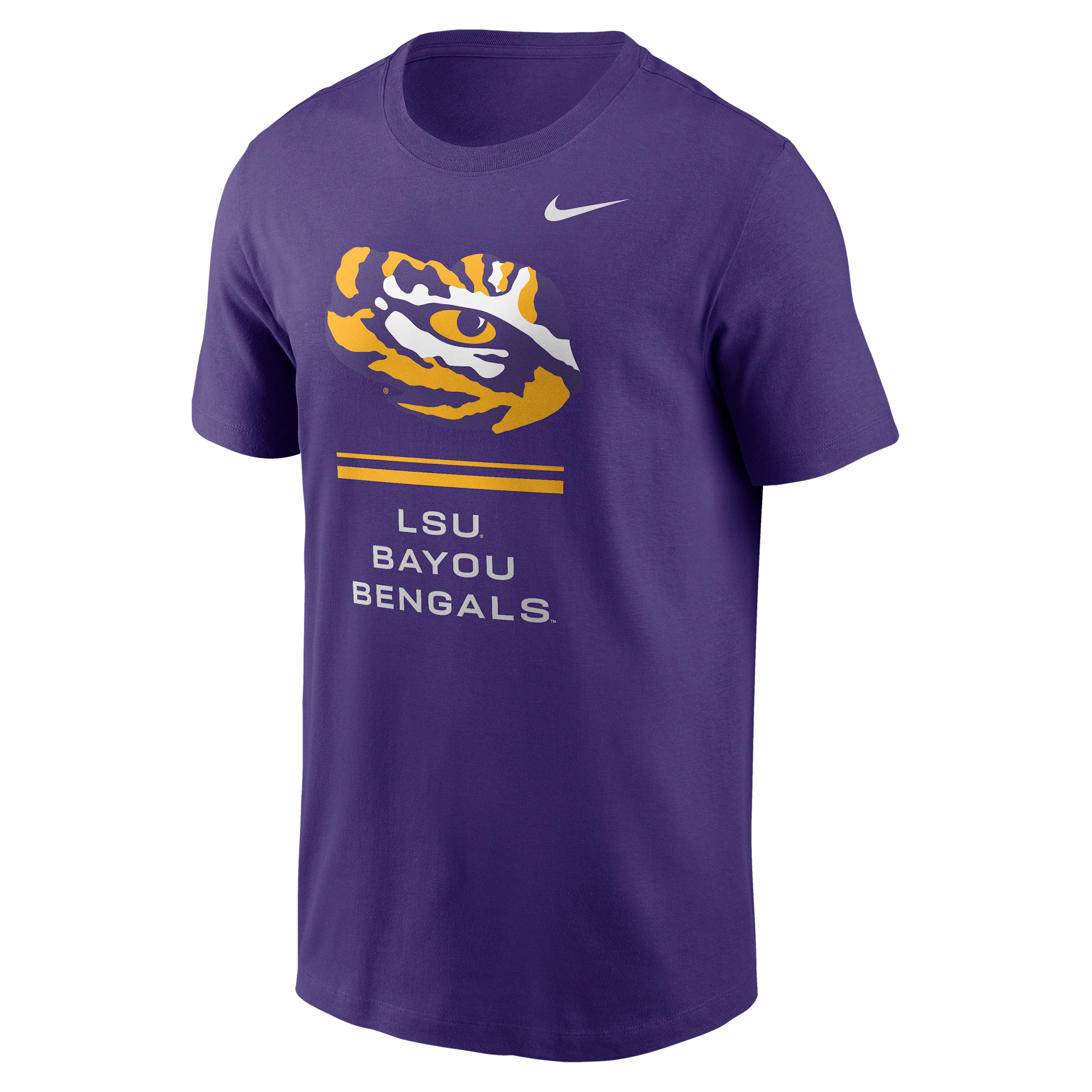 LSU Sideline Nike Men's Dri-FIT College T-Shirt in Purple | 02ET51LLSN-ZK0