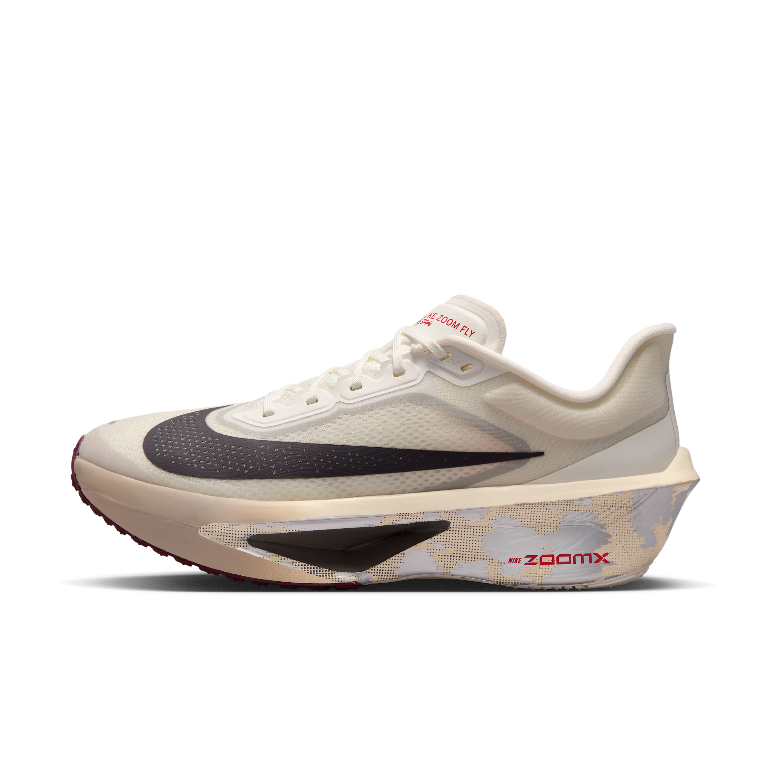 Nike Men's Zoom Fly 6 Road Racing Shoes in White | IR0075-100