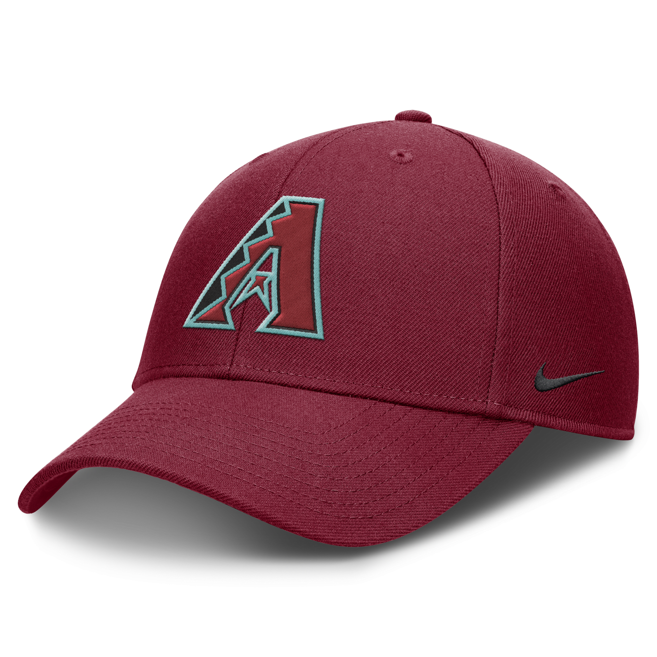 NIKE ARIZONA DIAMONDBACKS EVERGREEN CLUB  MEN'S DRI-FIT MLB ADJUSTABLE HAT,1015594662