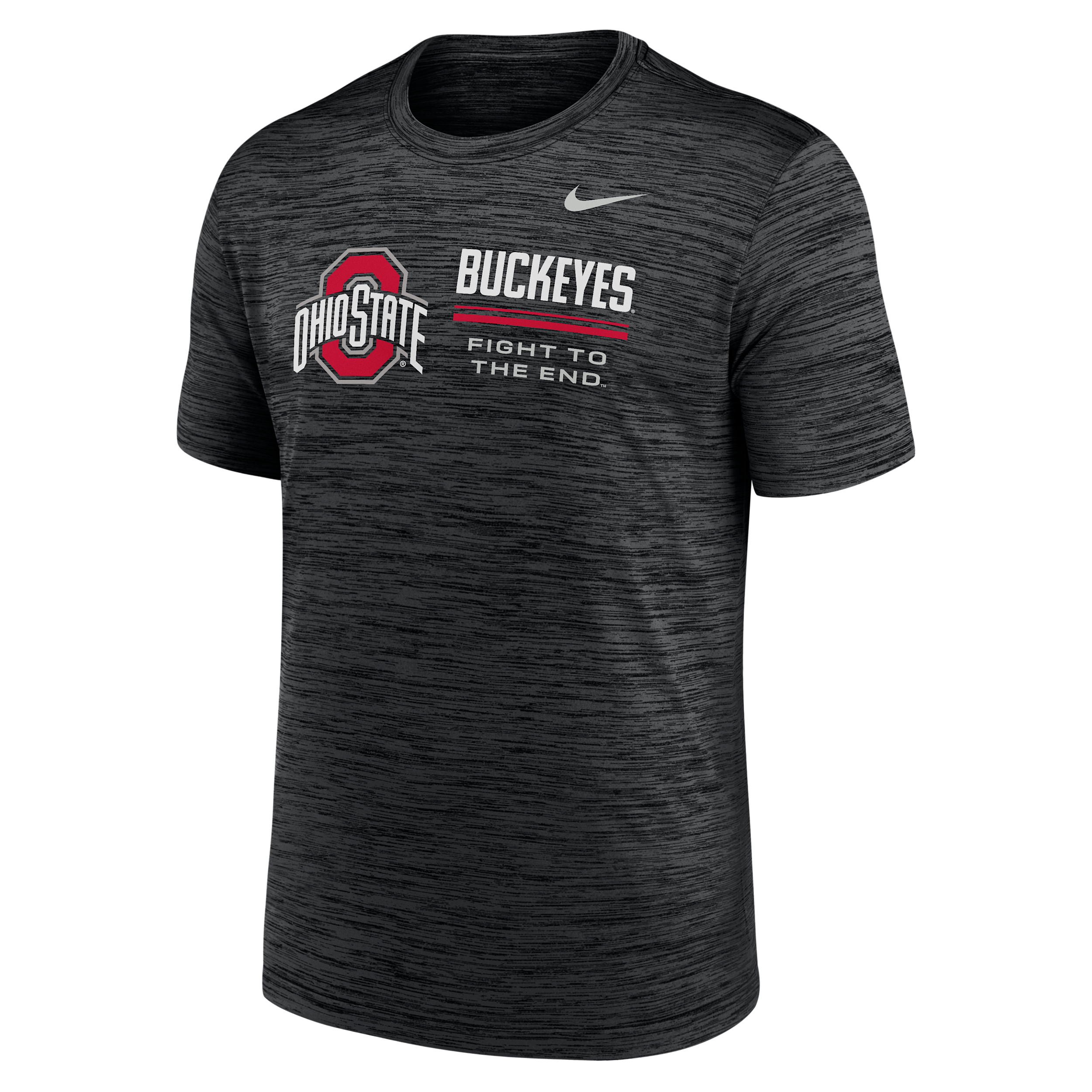Ohio State Sideline Velocity Nike Men's Dri-FIT College T-Shirt in Black | 02ER00AOH-PCW