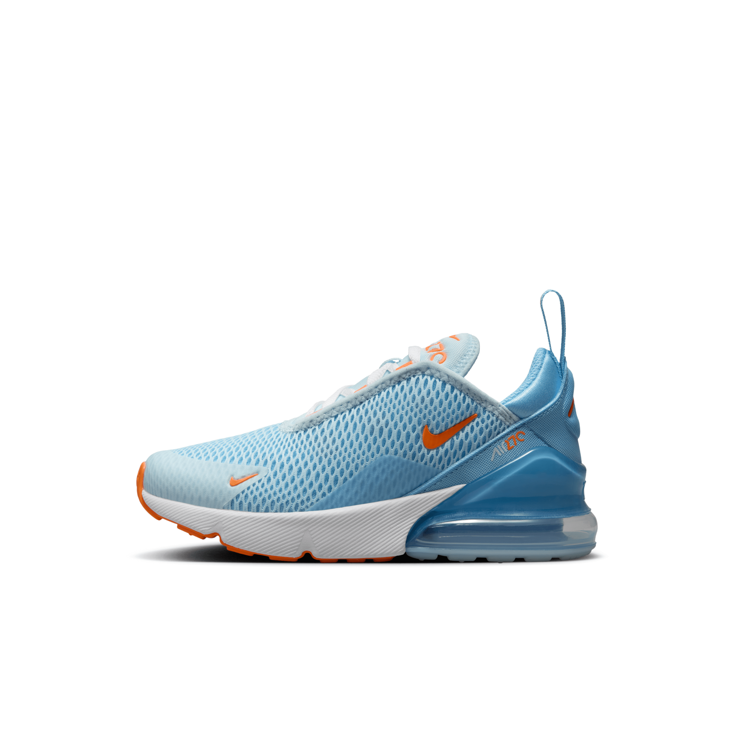 Shop Nike Air Max 270 Little Kids' Shoes In Blue