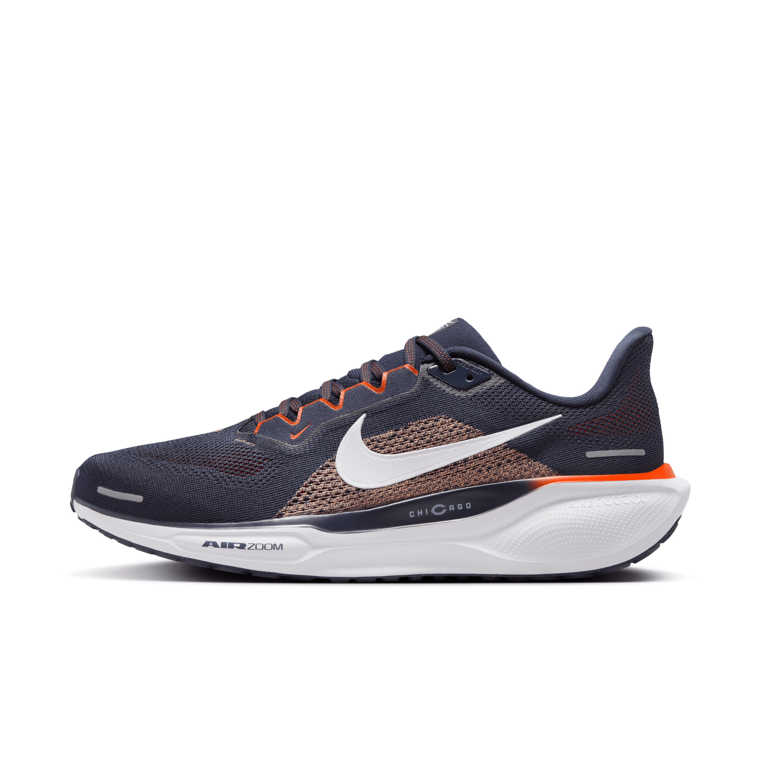 NIKE MEN'S PEGASUS 41 NFL CHICAGO BEARS ROAD RUNNING SHOES 1015599014