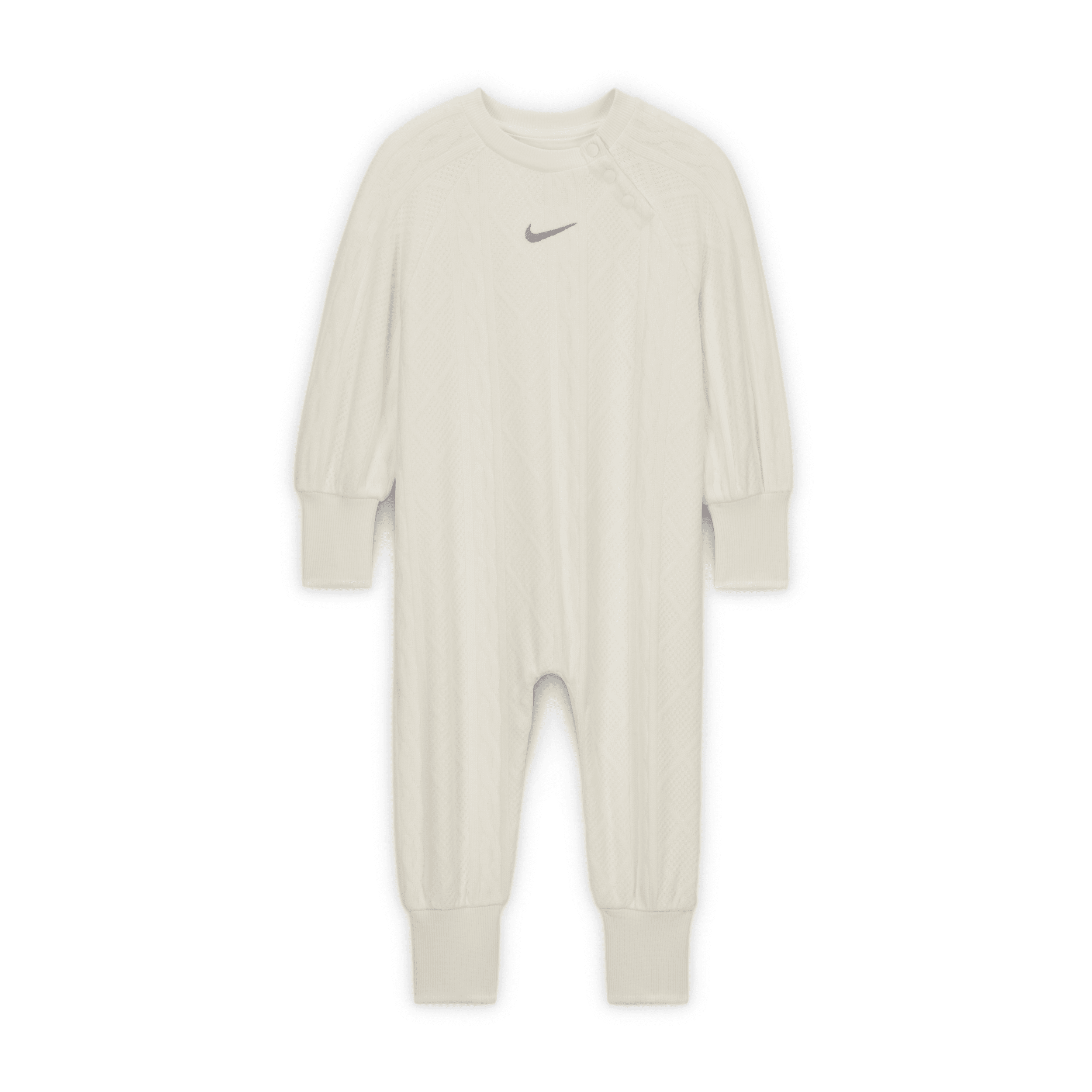 Nike Readyset Baby (12-) Cable Knit Coverall In White