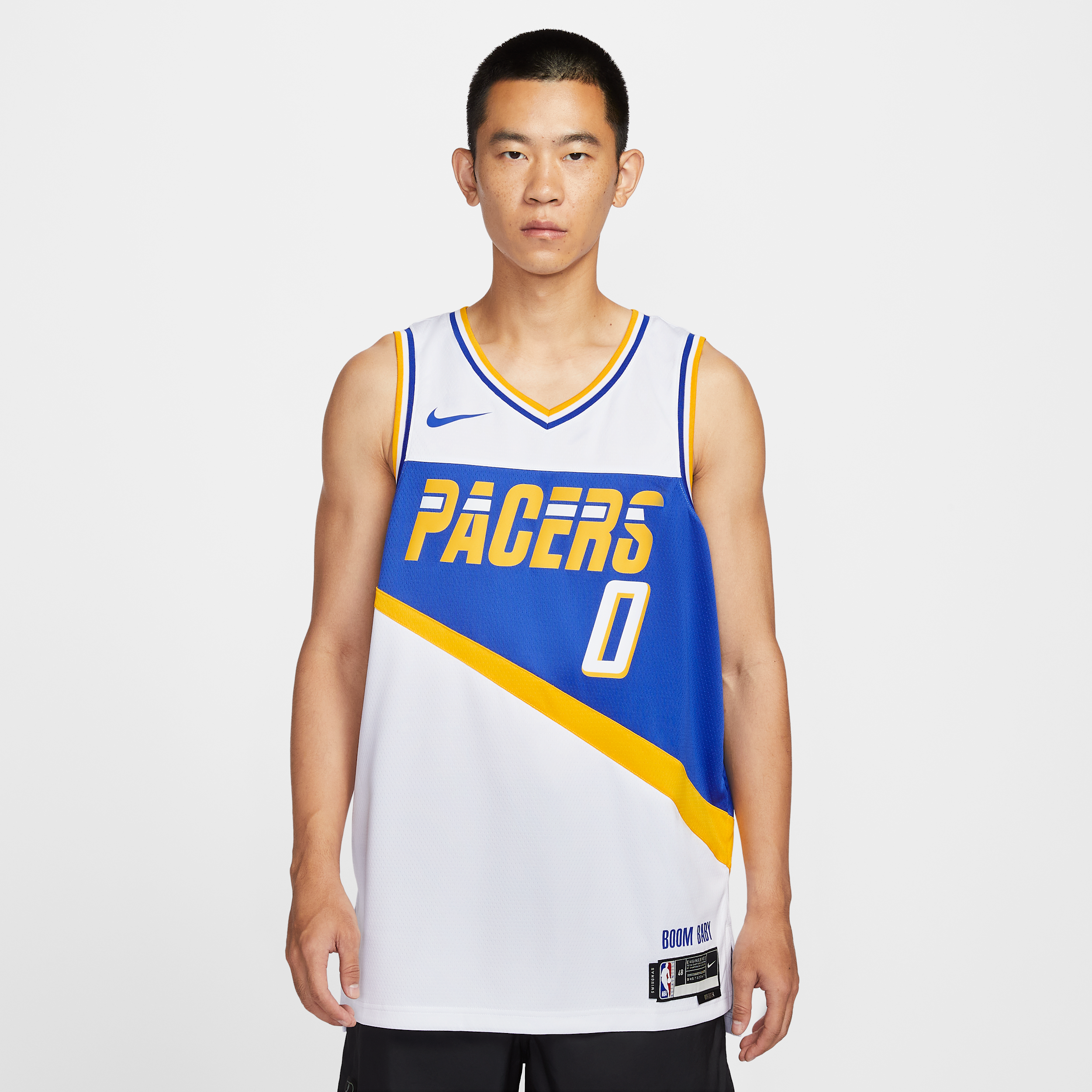 Tyrese Haliburton Indiana Pacers City Edition Nike Men's NBA Swingman Jersey in White | HM5983-100