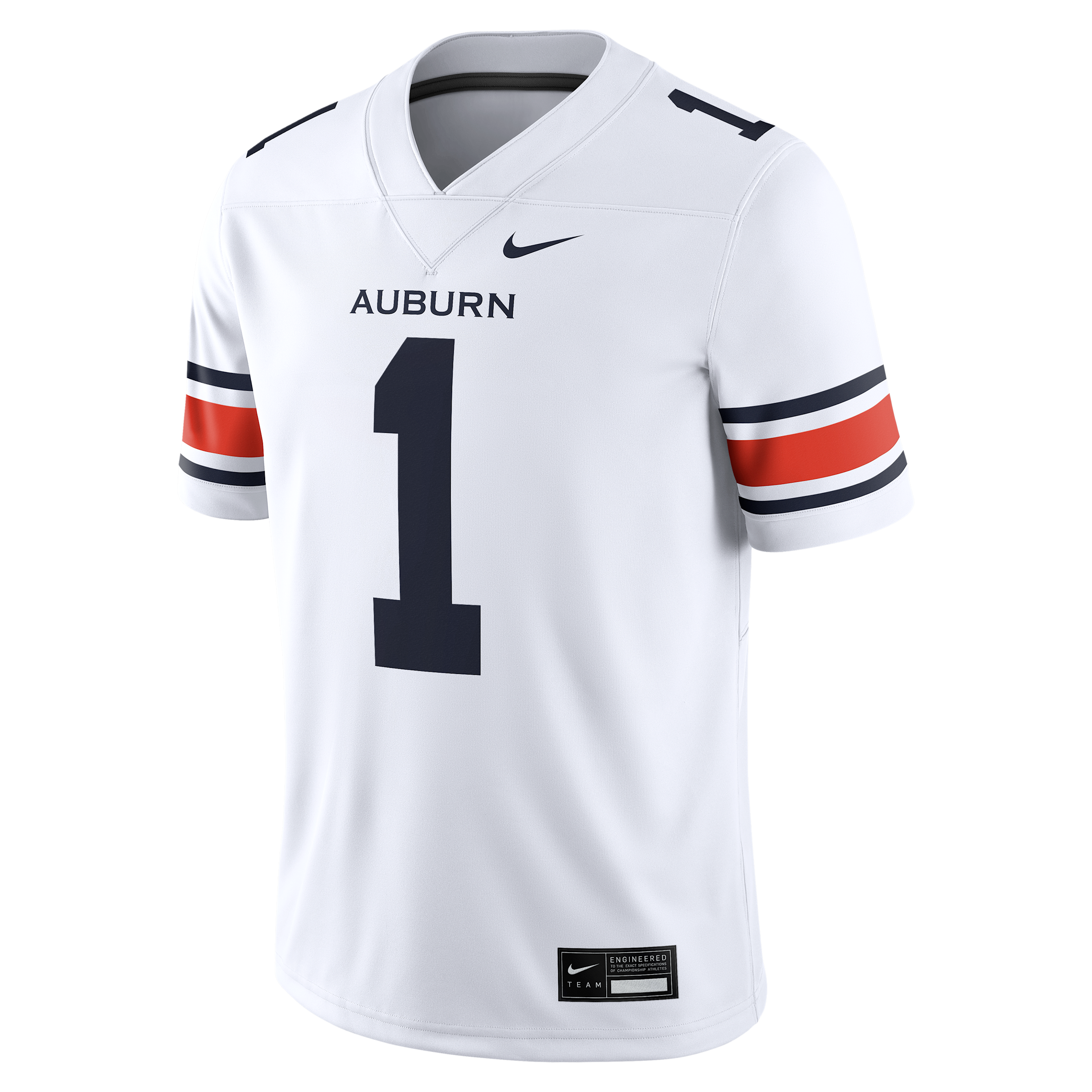 Auburn Menâs Nike Men's Dri-FIT College Game Jersey in White | NC2F0F0MAUN-1RS
