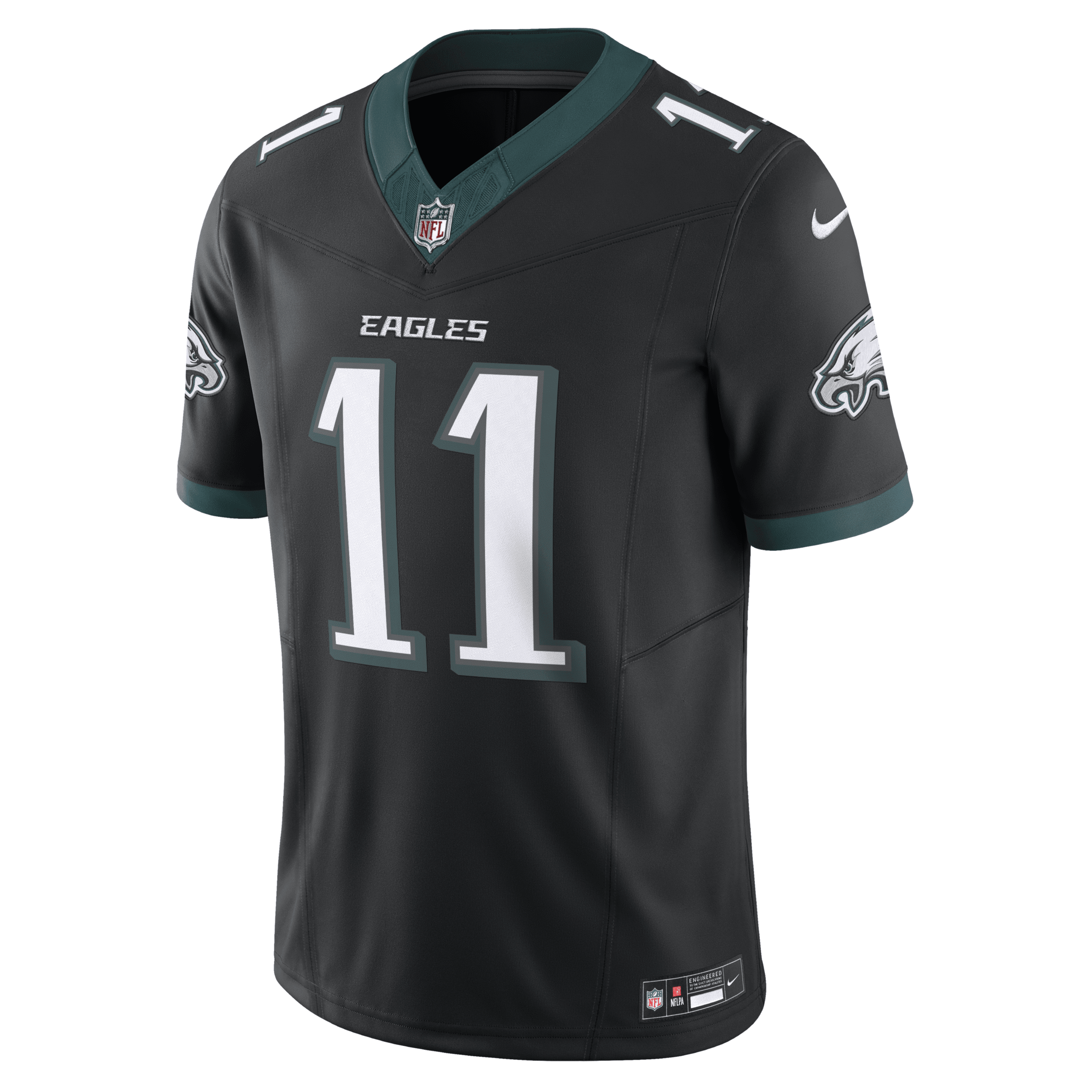 Nike A.j. Brown Philadelphia Eagles  Men's Dri-fit Nfl Limited Football Jersey In Black