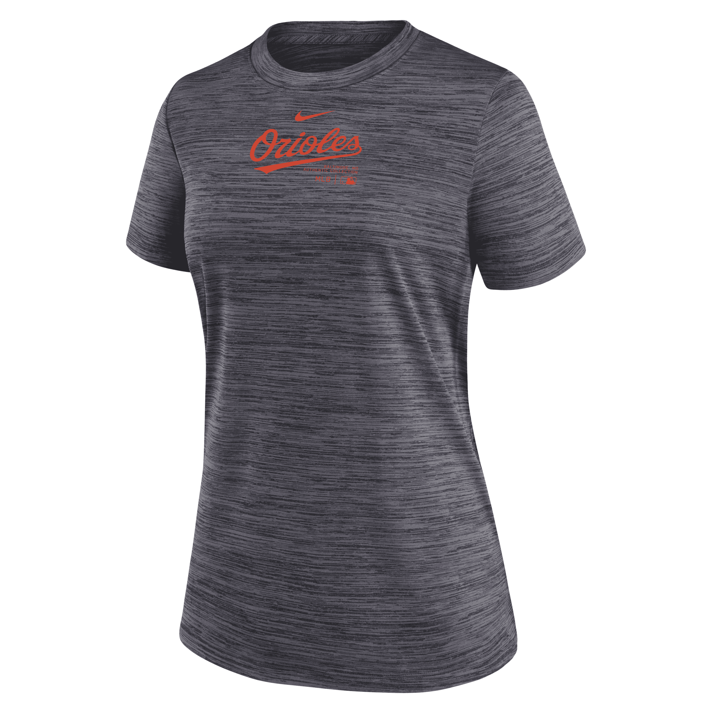 Shop Nike Baltimore Orioles Authentic Collection Practice Velocity  Women's Dri-fit Mlb T-shirt In Black