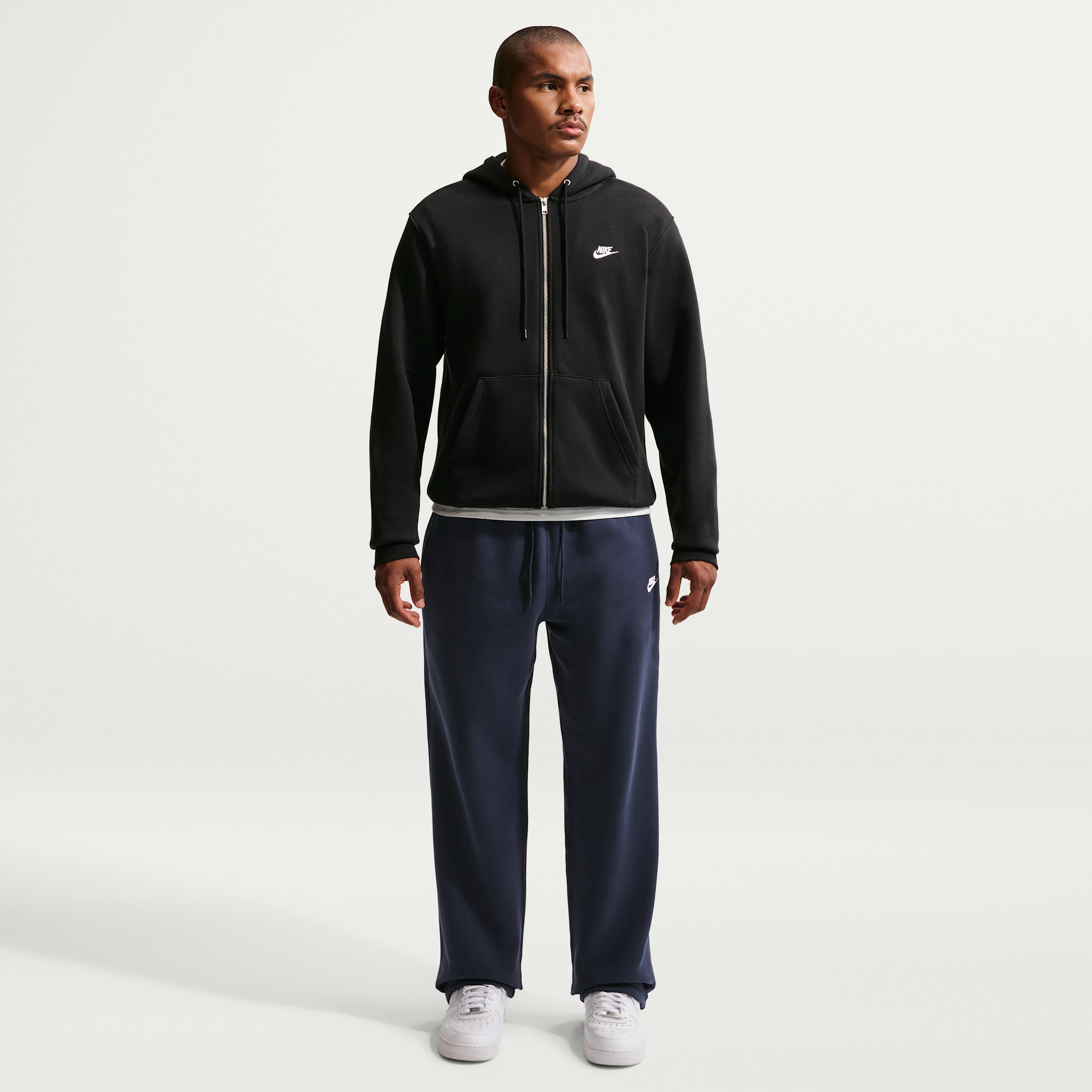Men's Nike Sportswear Club Fleece Bungee Pants in Blue | IF0488-451