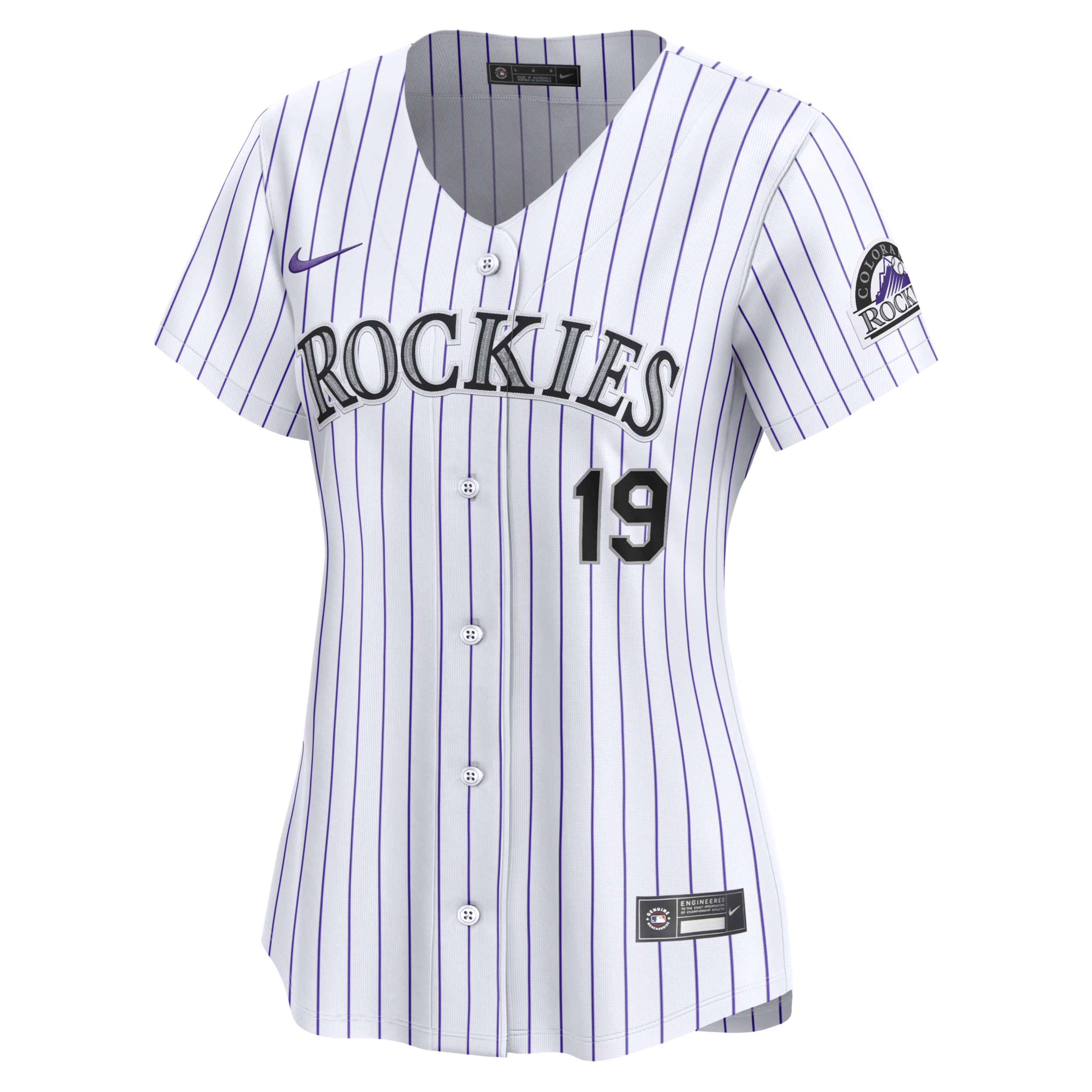 Nike Charlie Blackmon White Colorado Rockies Home Limited Player Jersey In White