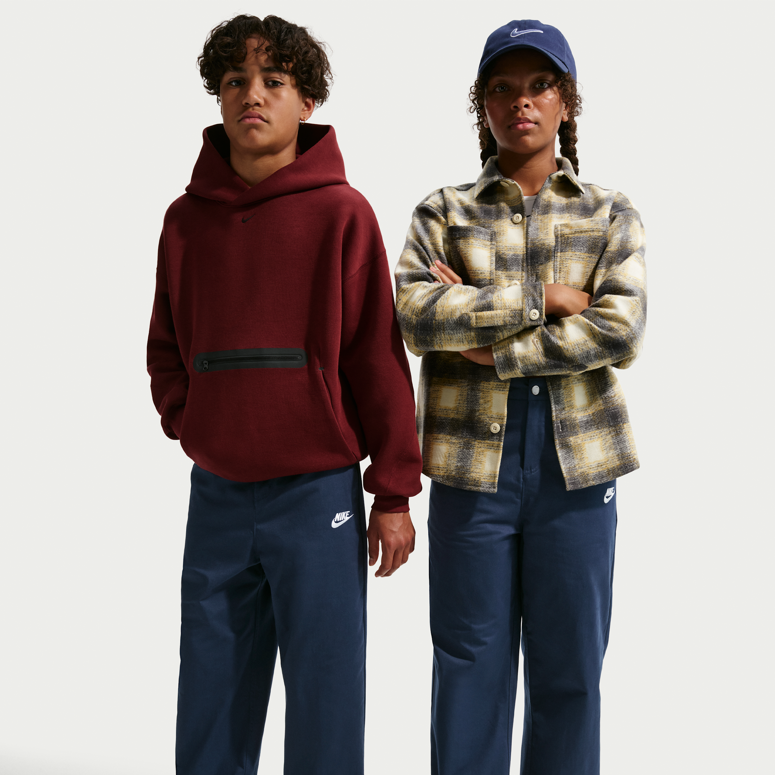 Nike Sportswear Club Big Kids' Woven Everyday Pants in Blue | IF2823-410