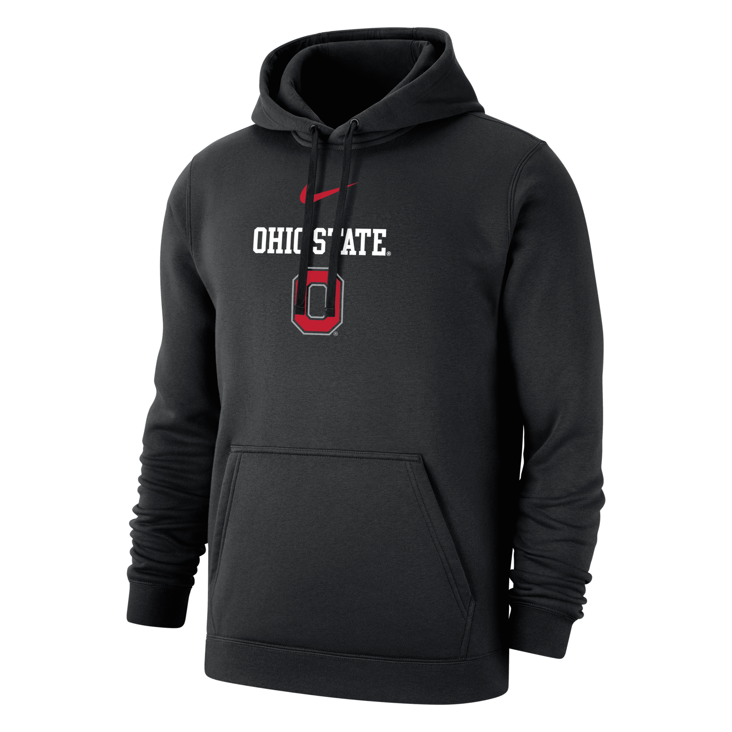 Nike Ohio State Club Fleece  Men's College Hoodie In Black