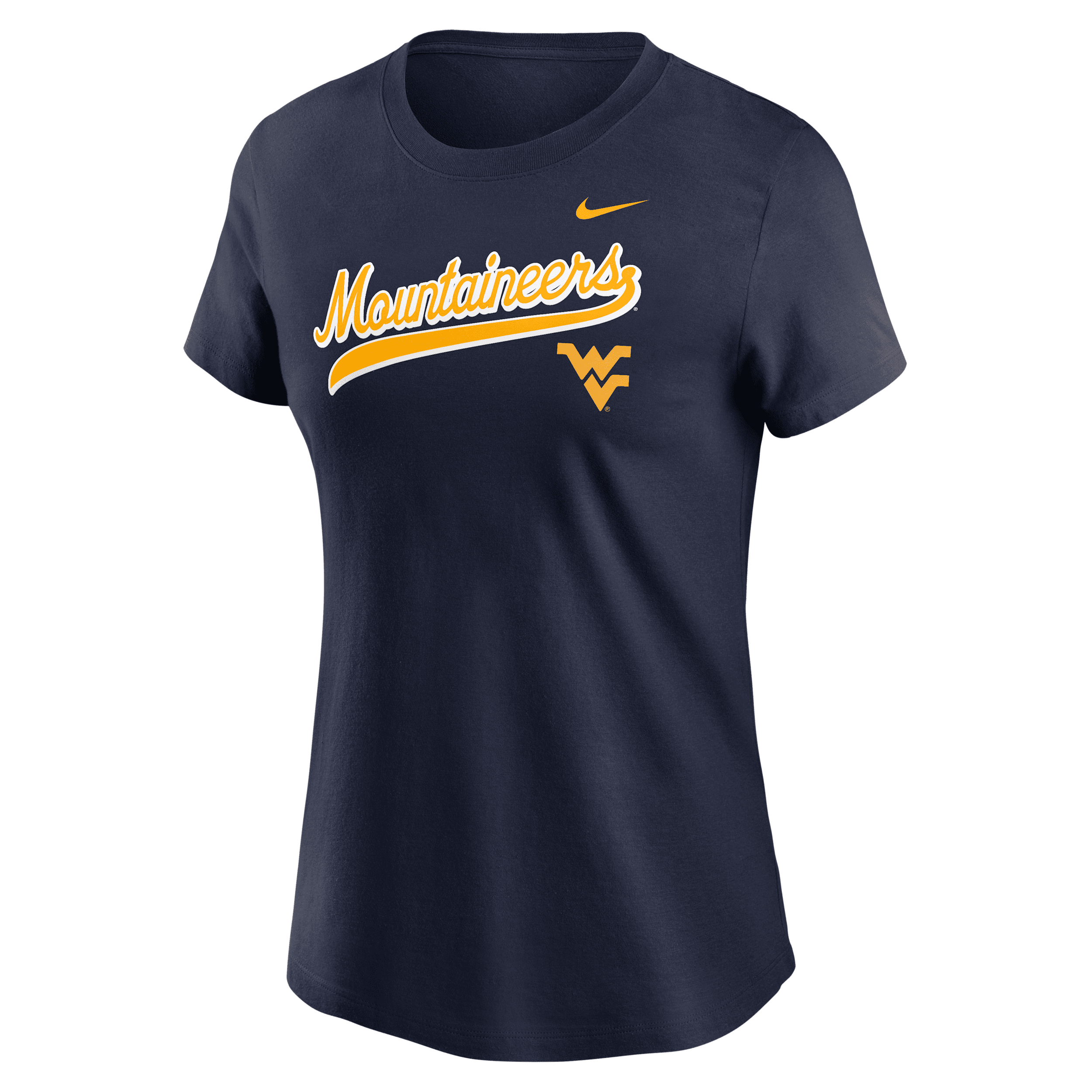 Nike Navy West Virginia Mountaineers Local Script T-shirt